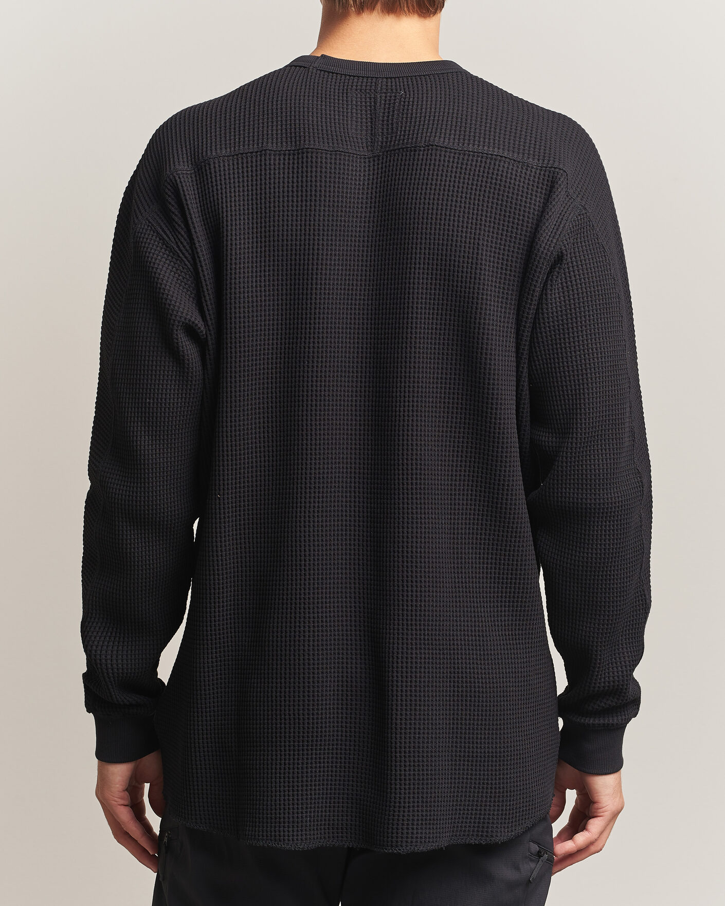 Homme | Pulls Et Tricots | Snow Peak | Heavyweight Waffle Pullover Black