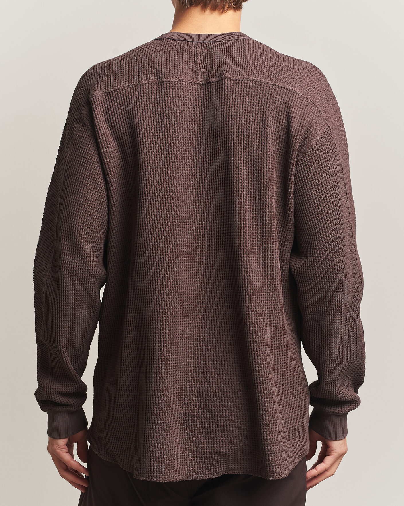 Homme | Pulls Et Tricots | Snow Peak | Heavyweight Waffle Pullover Dark Brown
