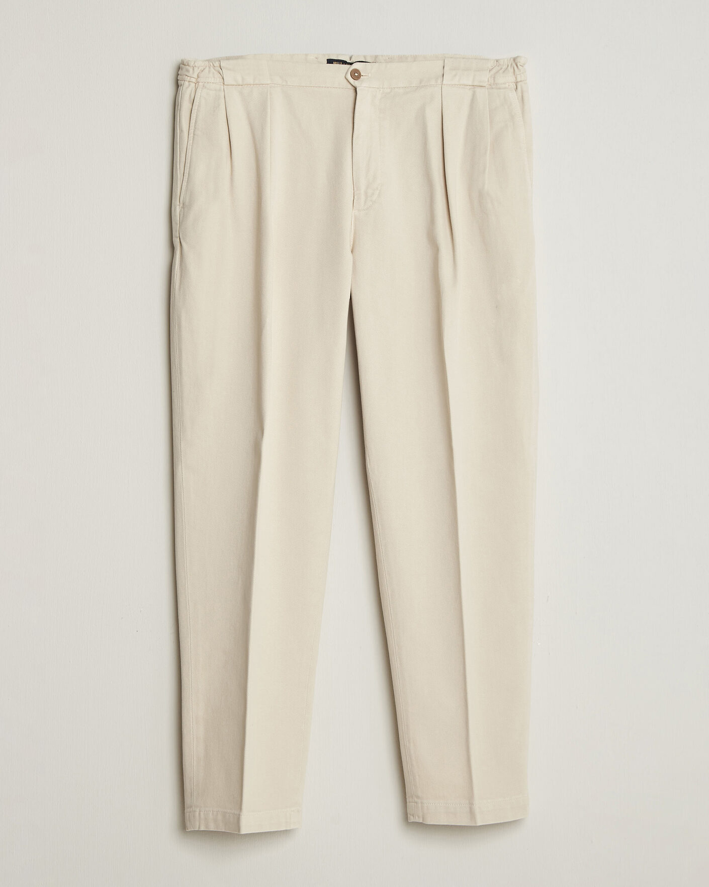 Homme | Pantalons | Briglia 1949 | Portobello Loose Fit Cotton Trousers Ecru