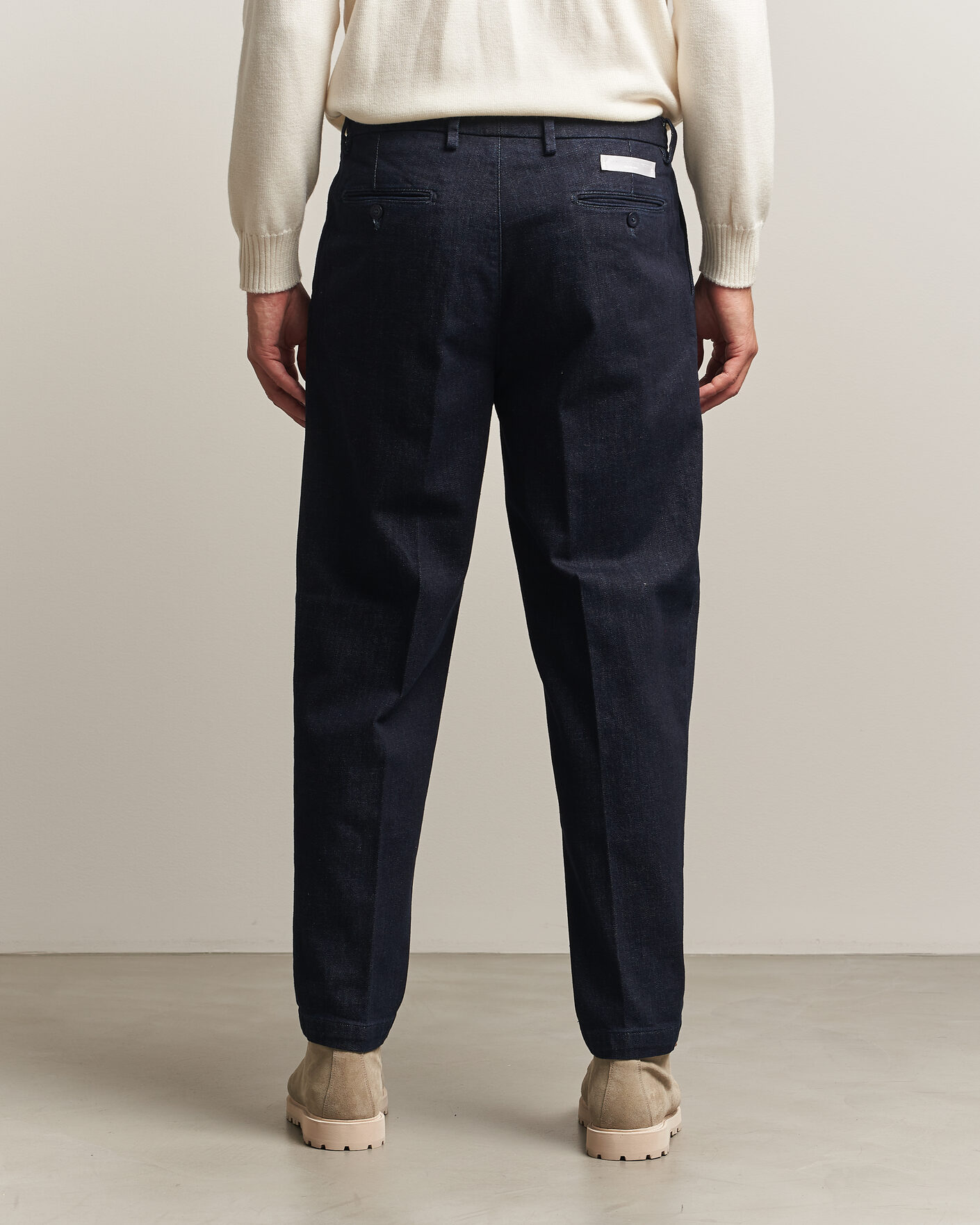 Homme | Pantalons | Briglia 1949 | Portobello Loose Fit Denim Trousers Dark Blue