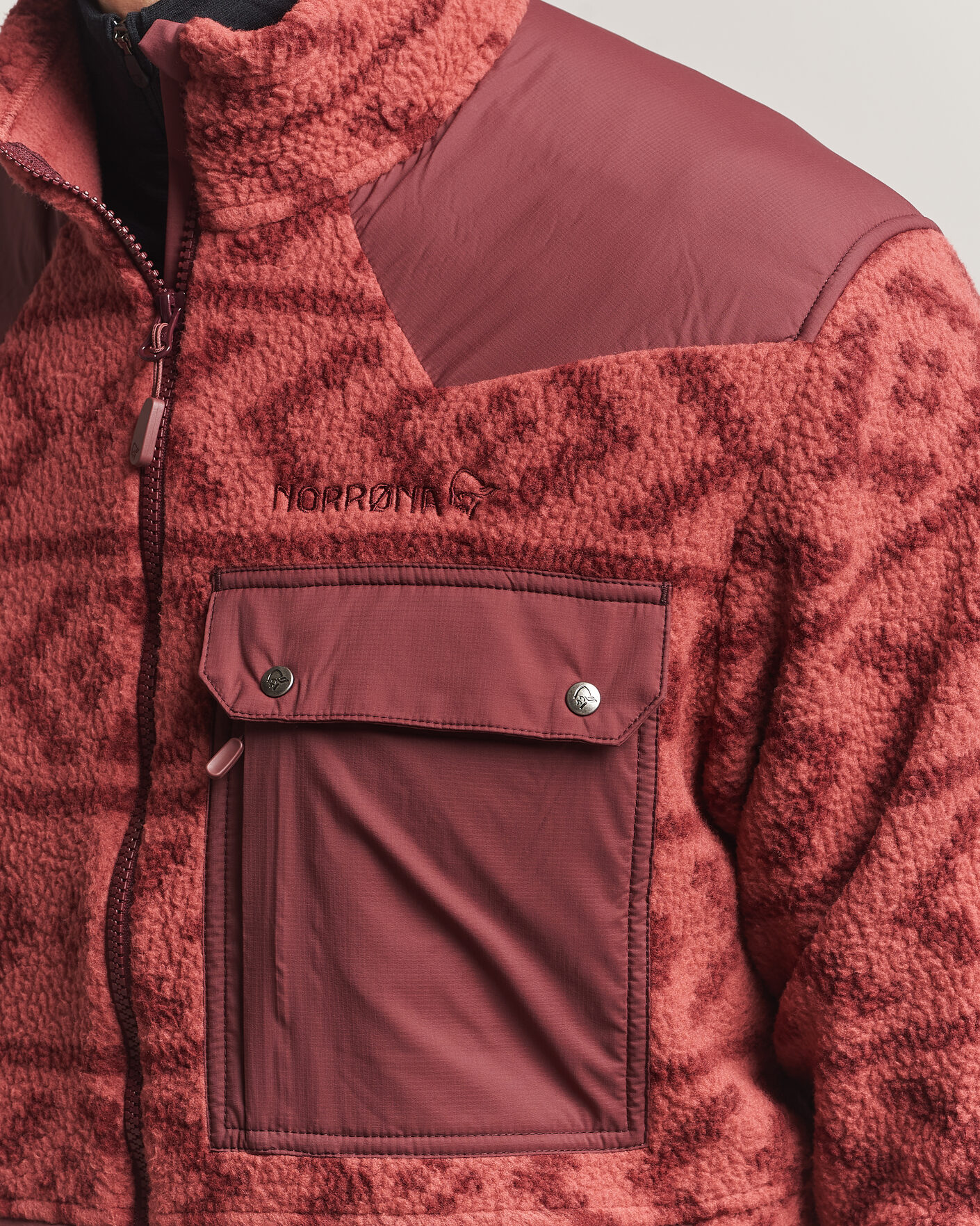 Homme | Manteaux Et Vestes | Norrøna | Tamok Warm3 Fleece Jacket Cowhide