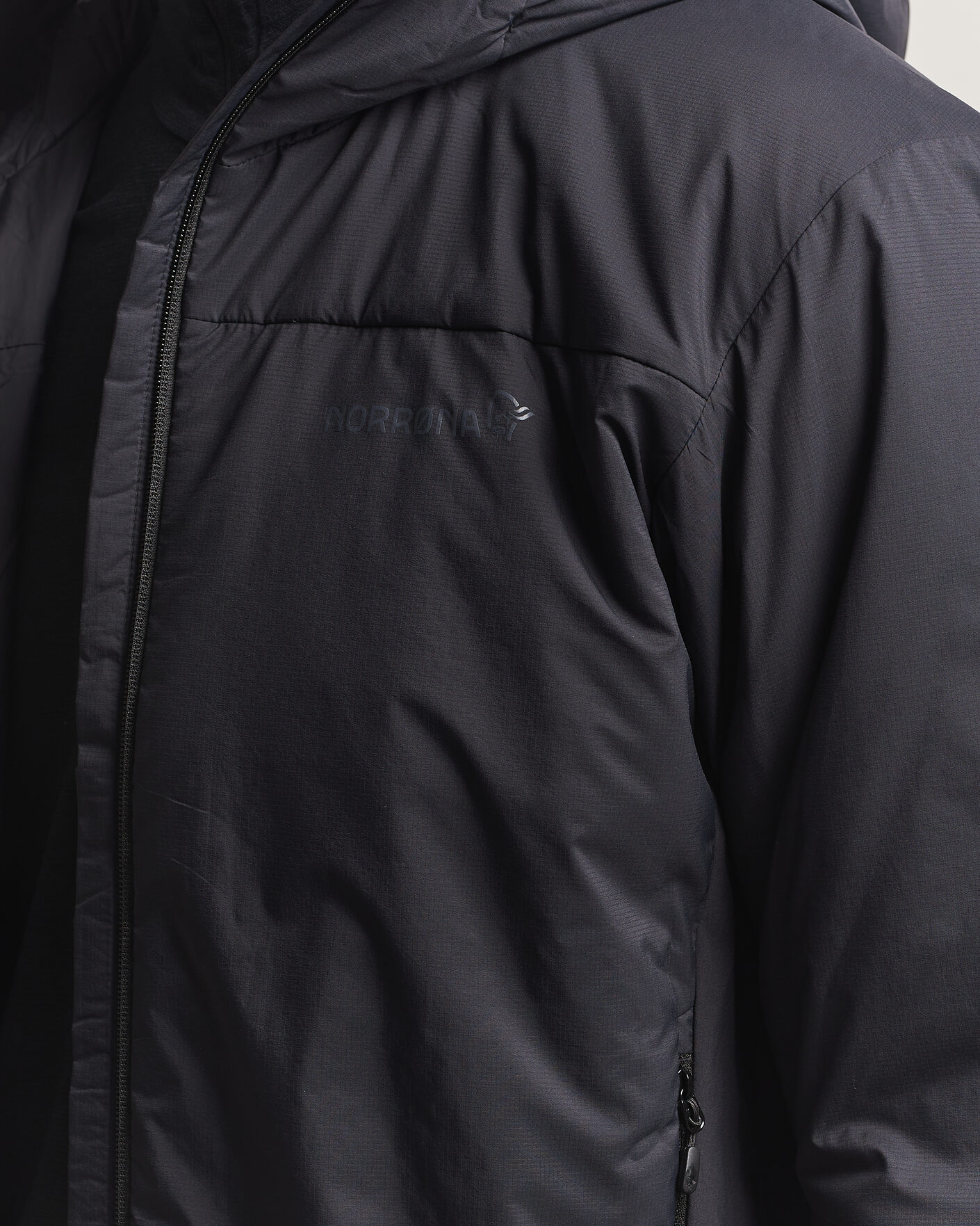 Homme | Manteaux Et Vestes | Norrøna | Femund Thermo Zip Hood Caviar Black