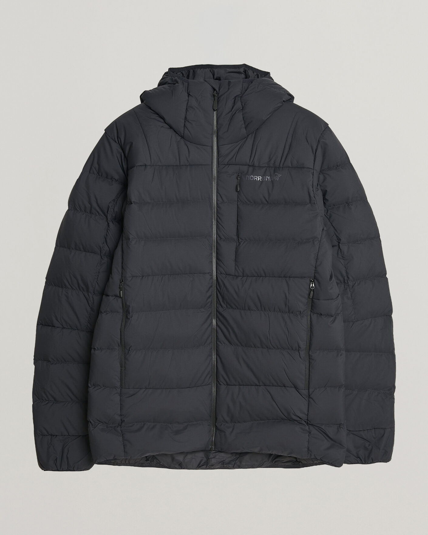 Homme | Manteaux Et Vestes | Norrøna | Femund Down 700 Zip Hood Caviar Black