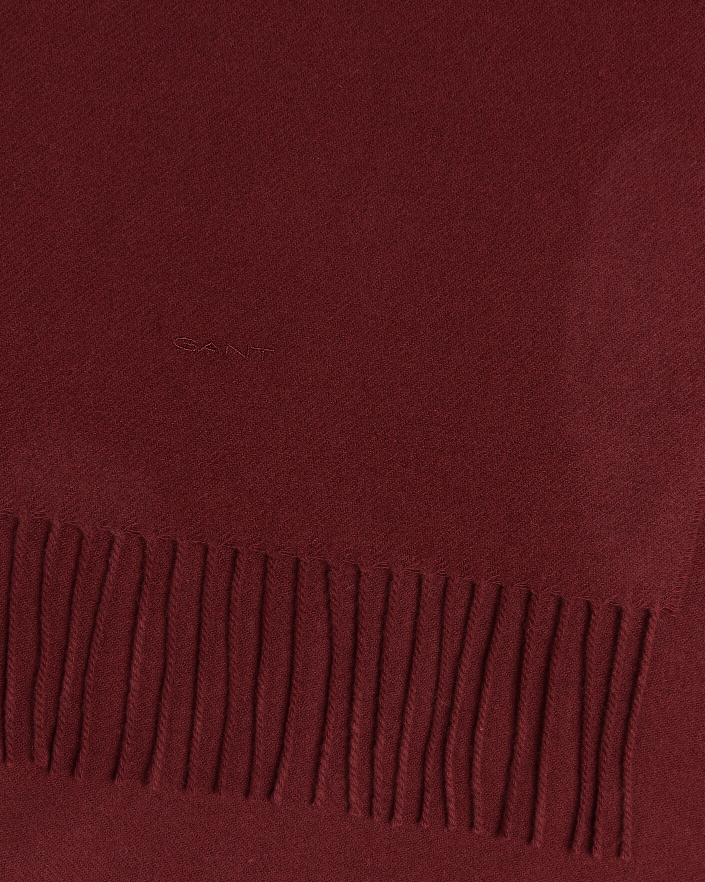 Homme | Écharpes | Gant | Wool Scarf Deep Grape Wine