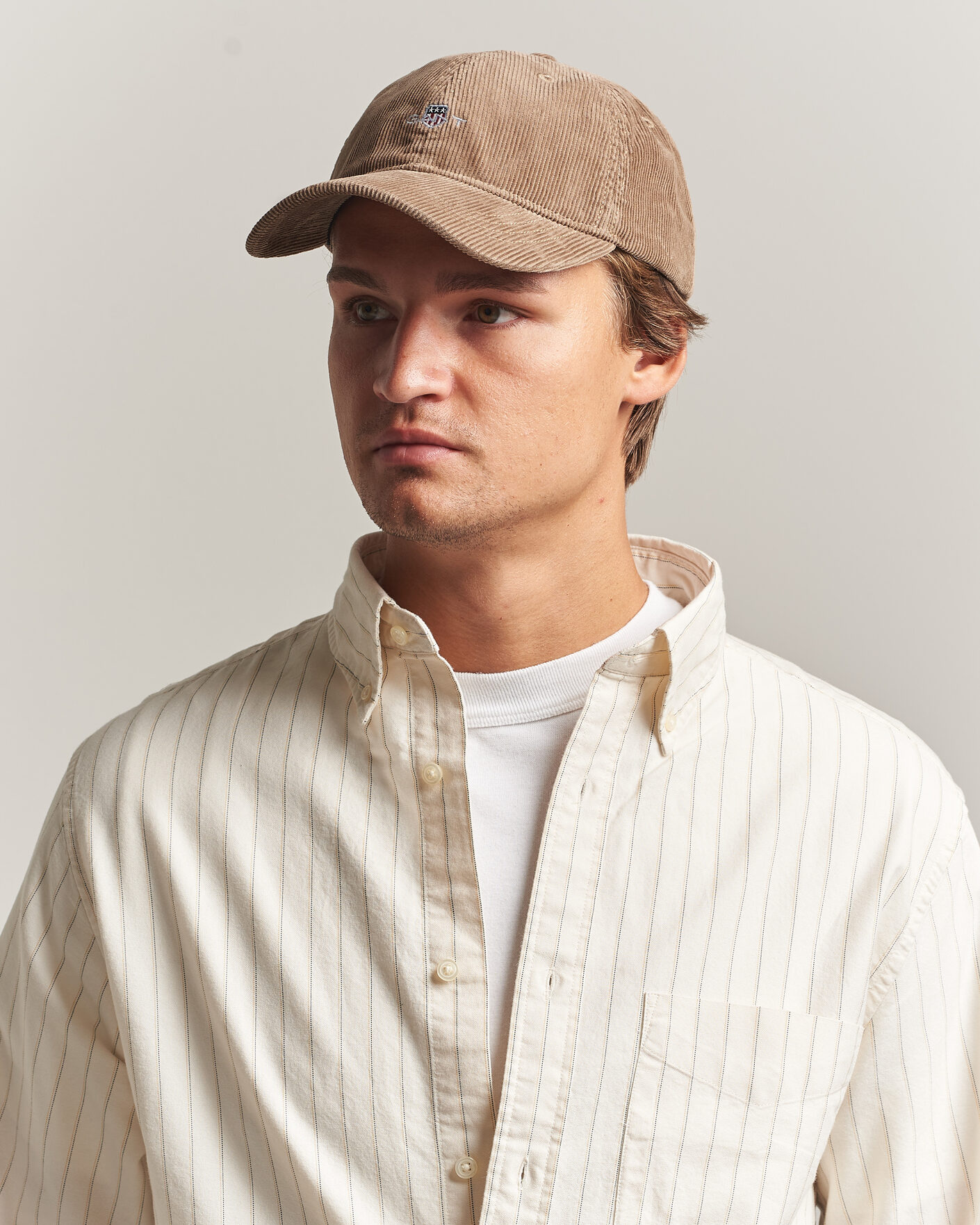 Homme | Bobs Et Casquettes | Gant | Corduroy Cap Warm Khaki