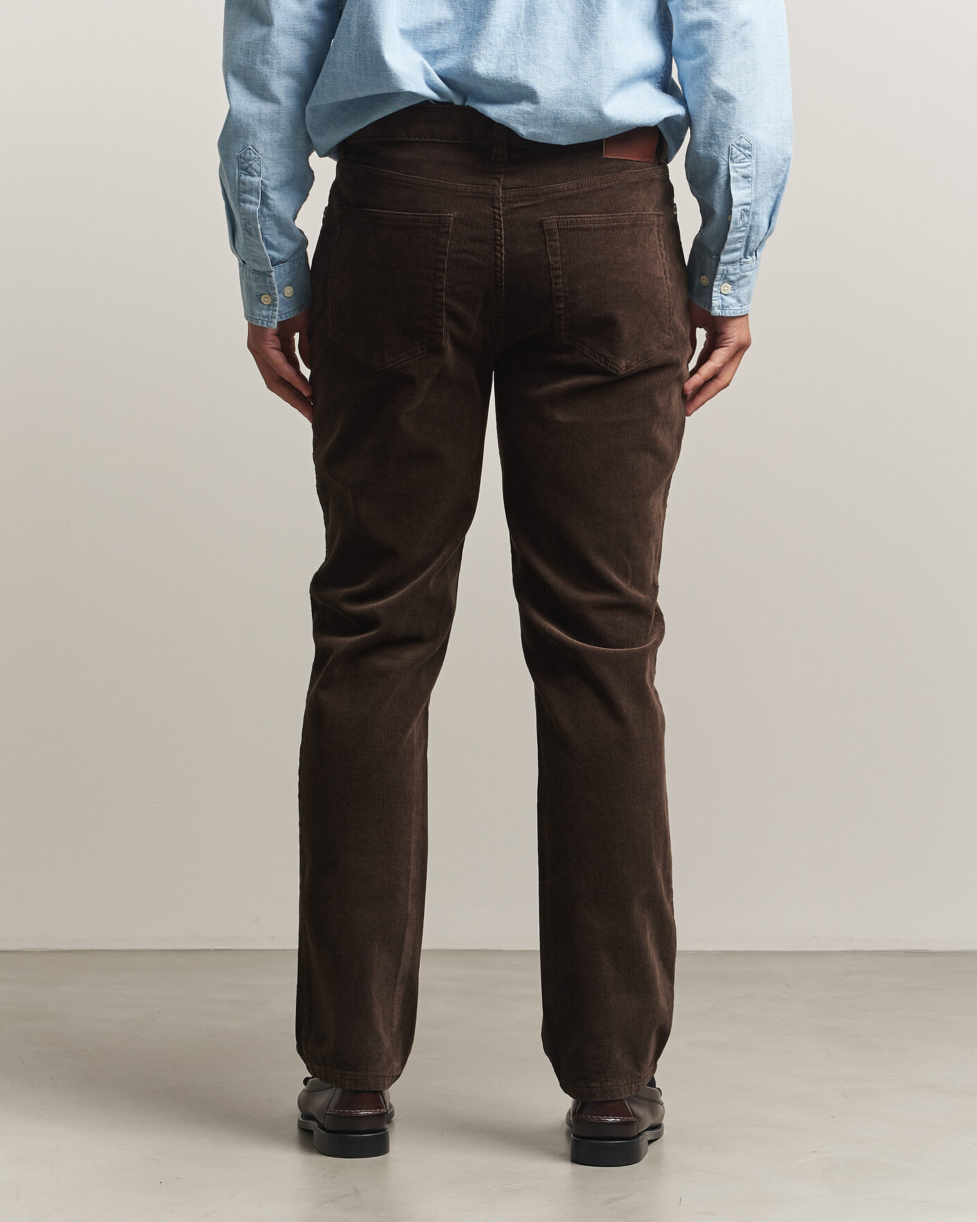 Homme | Pantalons | Gant | Regular Fit Corduroy 5-Pocket Pants Black Brown
