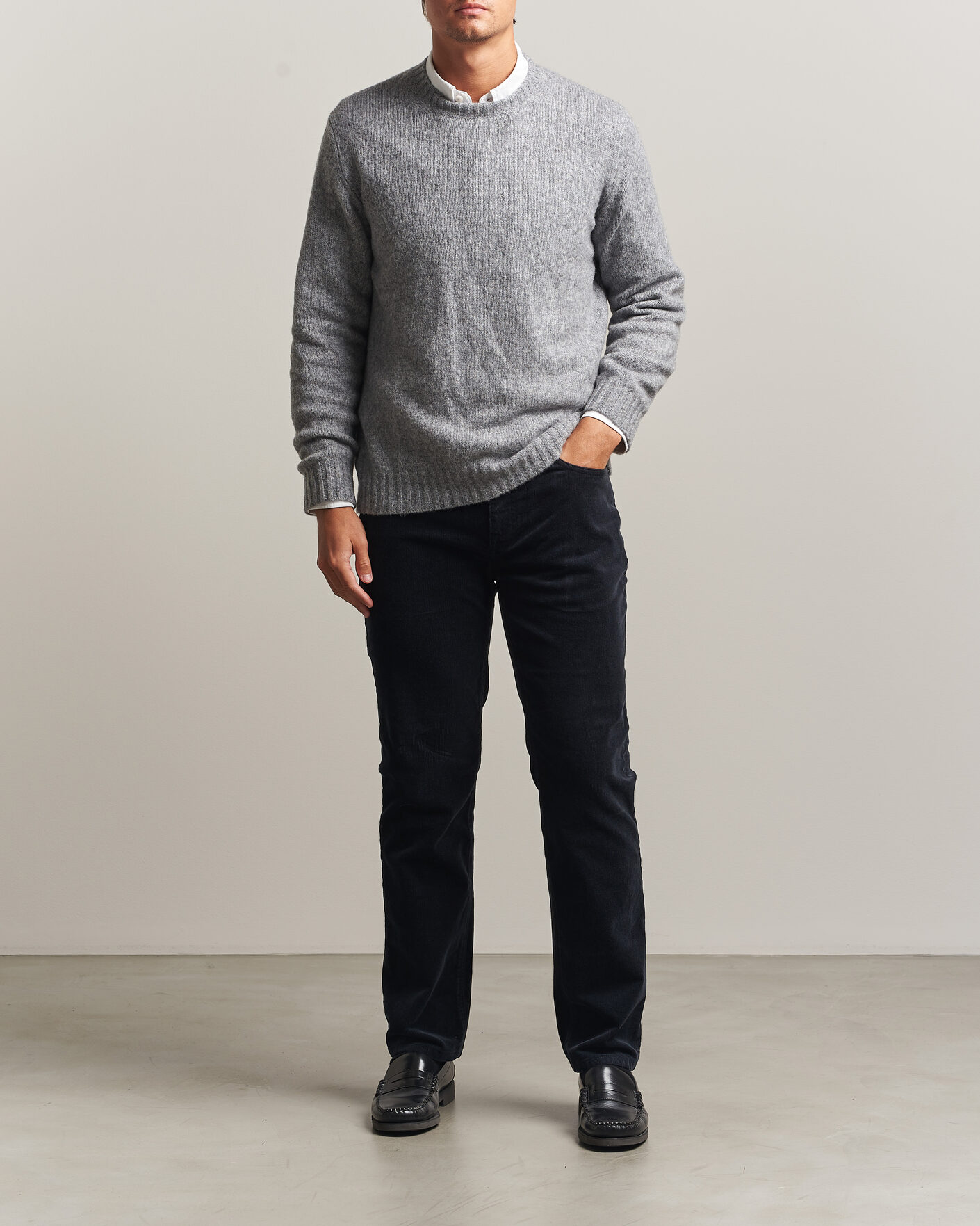 Homme | Pantalons | Gant | Regular Fit Corduroy 5-Pocket Pants Black
