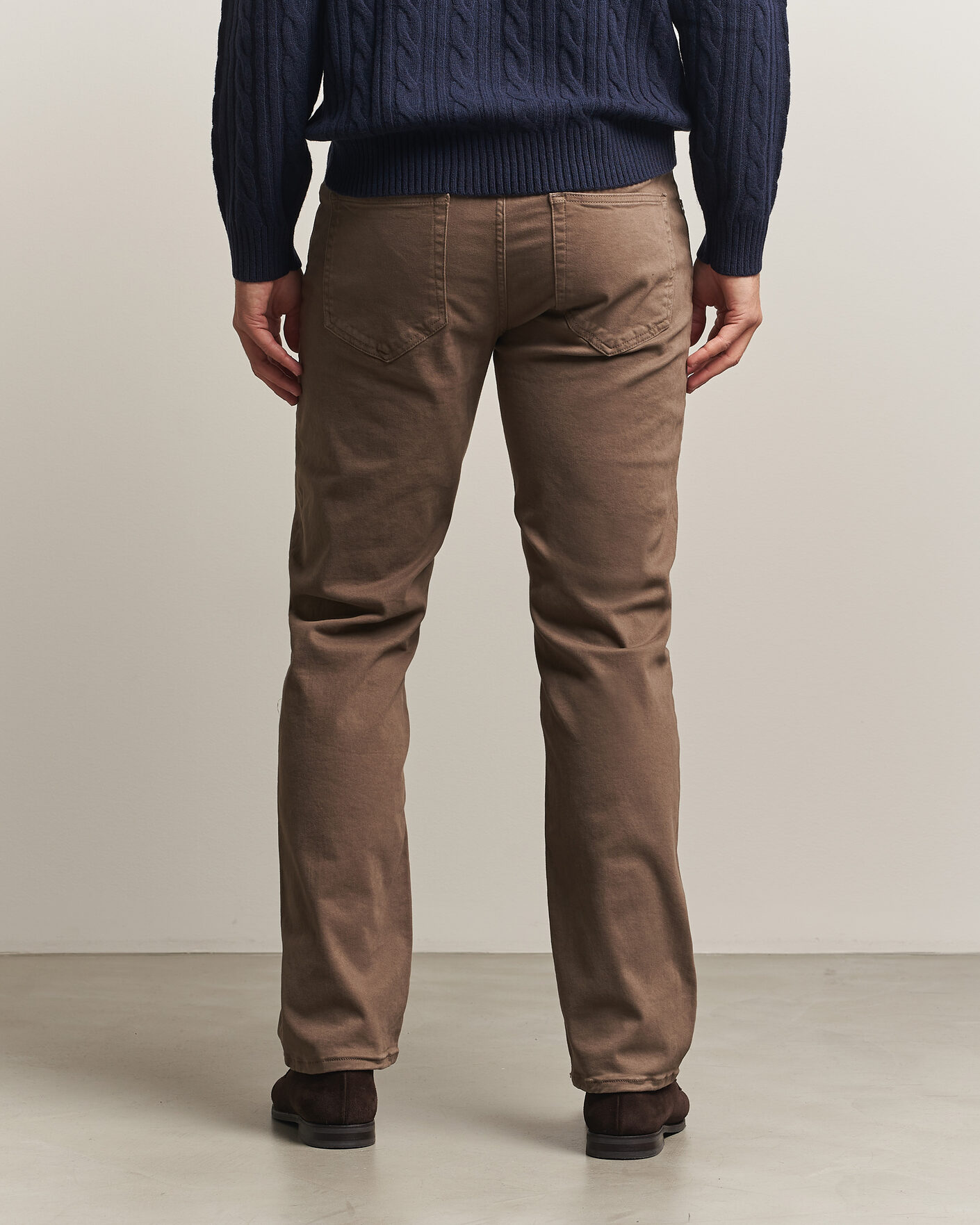 Homme | Pantalons | Gant | Regular Fit Moleskin 5-Pocket Pants Faded Taupe