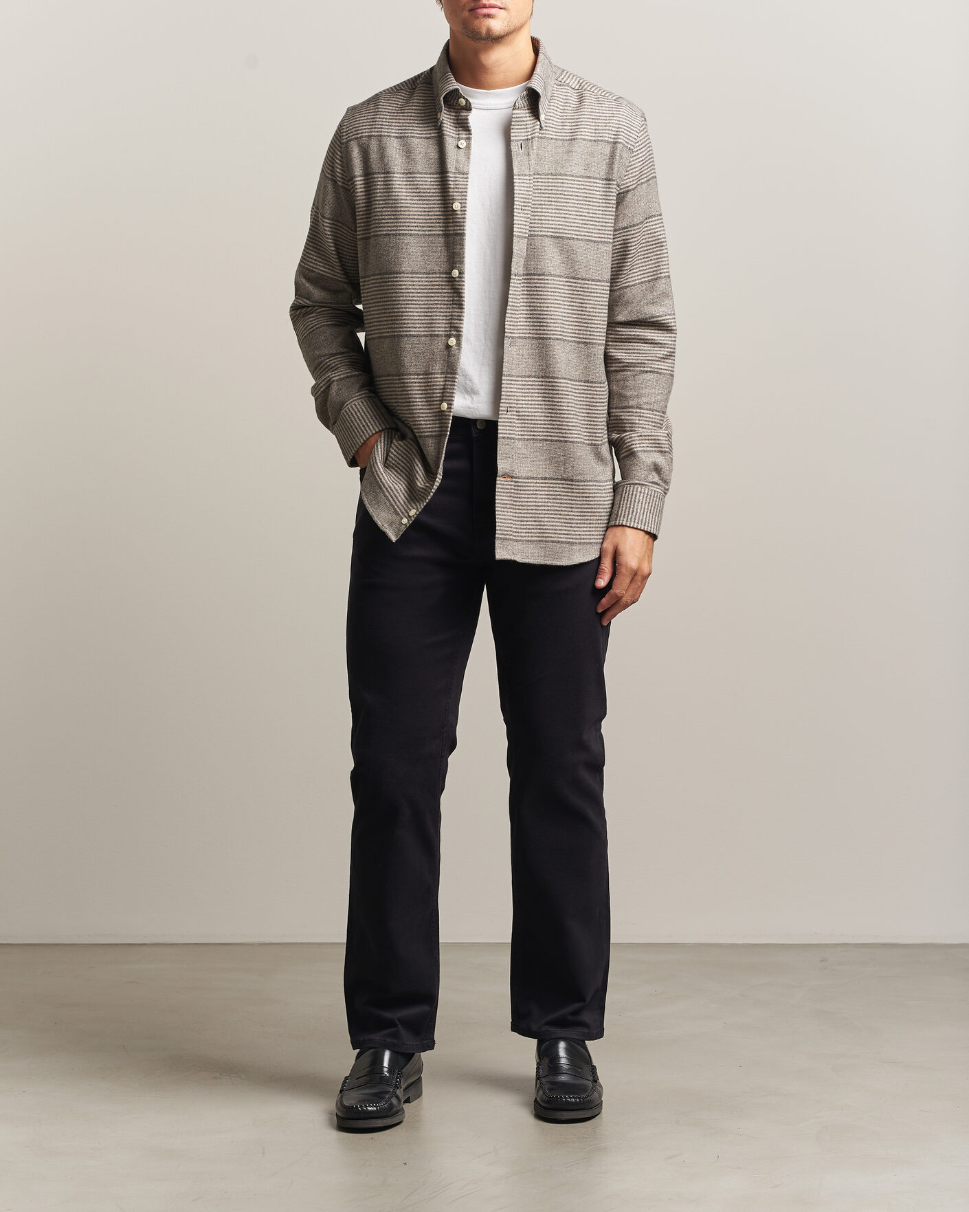 Homme | Pantalons | Gant | Regular Fit Moleskin 5-Pocket Pants Black