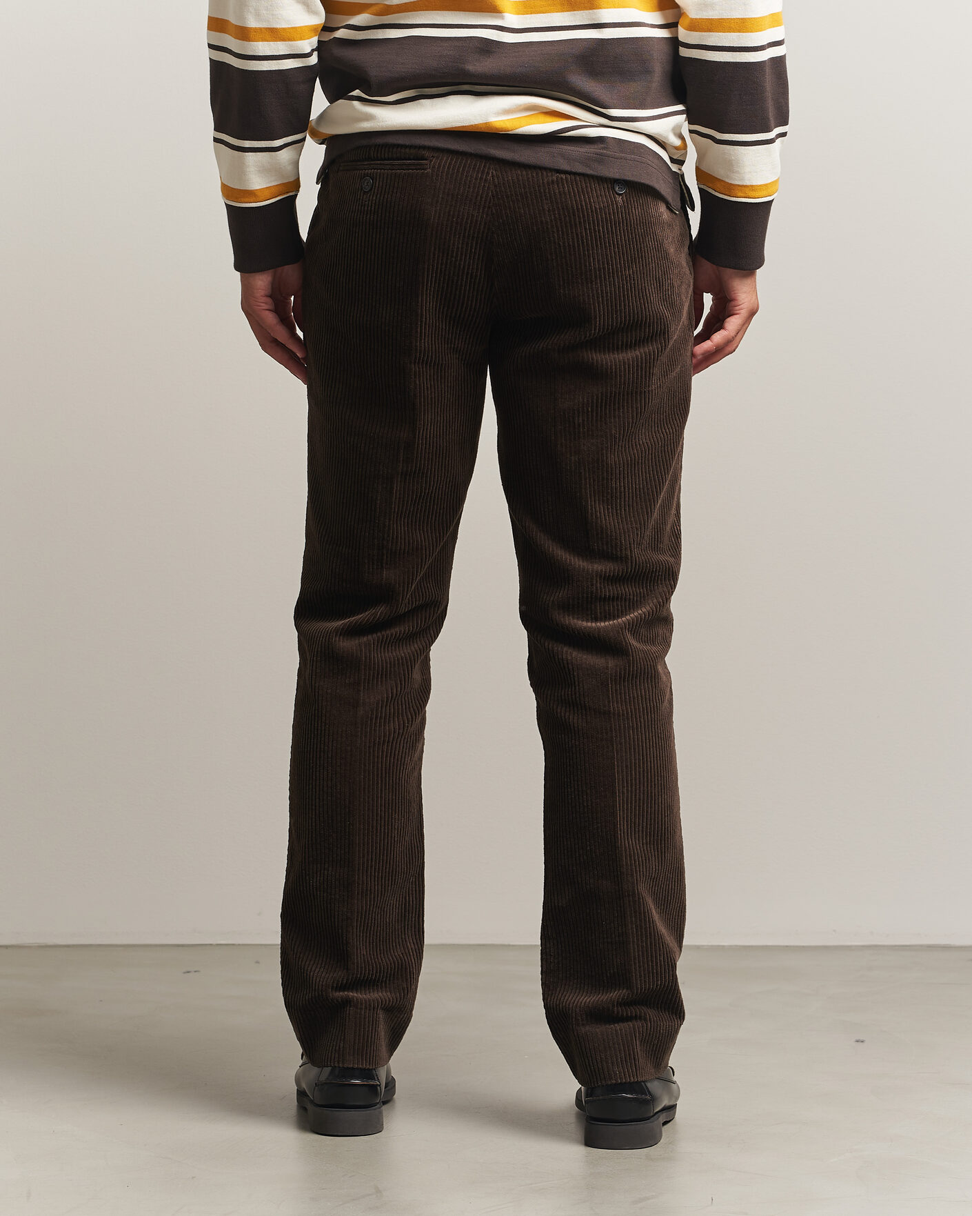 Homme | Pantalons | Gant | Corduroy Trousers Black Brown