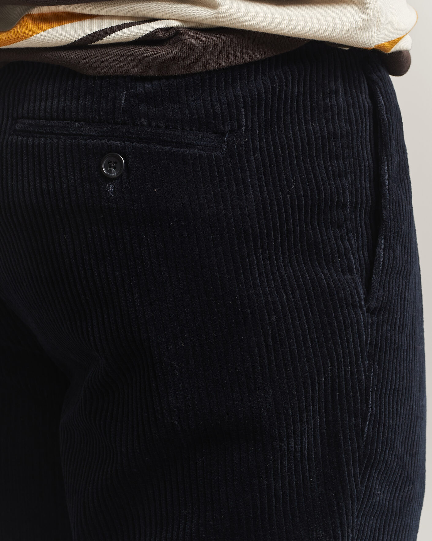 Homme | Pantalons | Gant | Corduroy Trousers Evening Blue