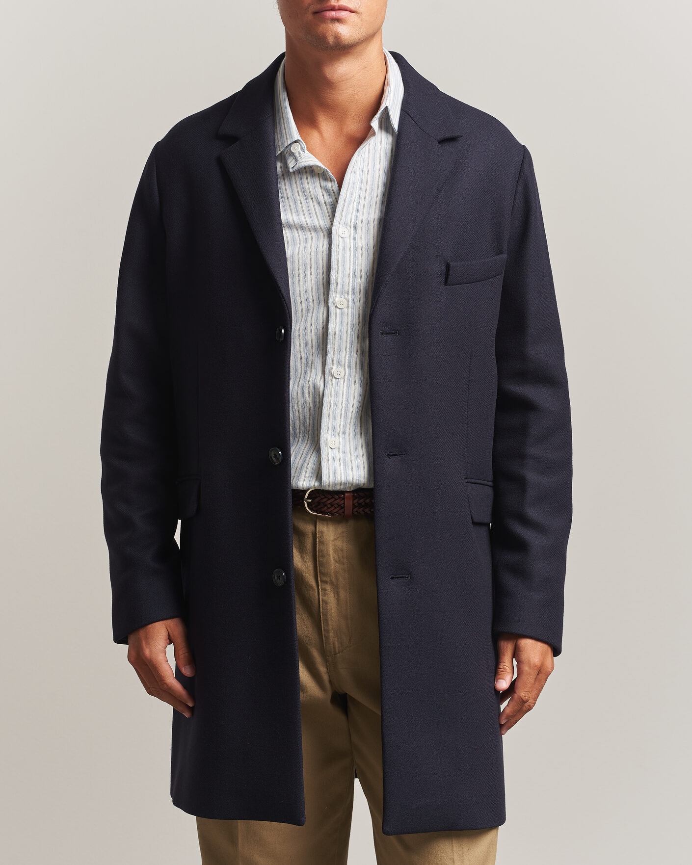 Homme | Manteaux Et Vestes | Gant | Classic Wool/Cashmere Coat Evening Blue