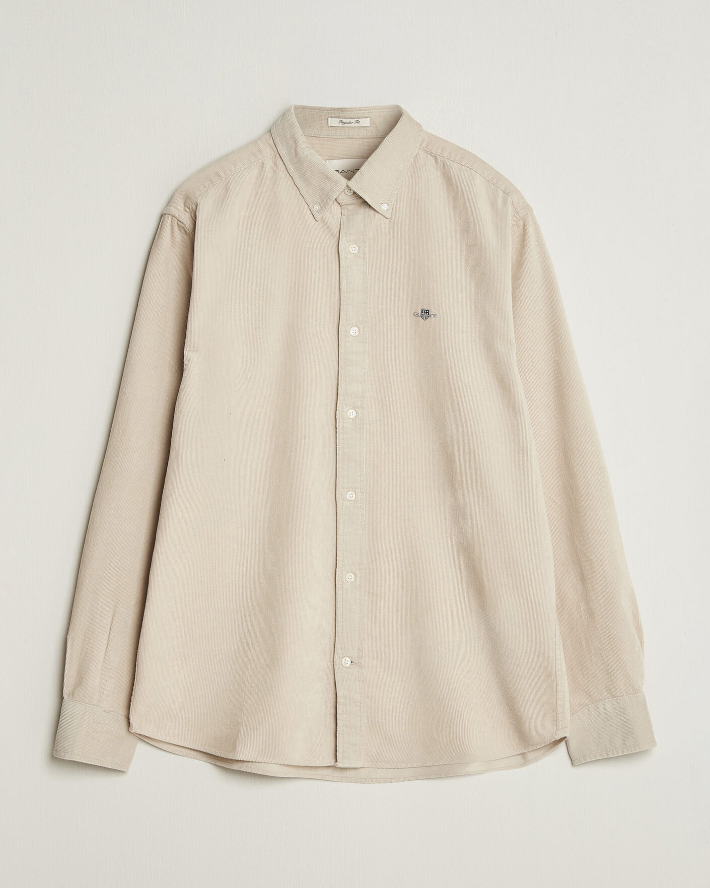 Homme | Chemises | Gant | Regular Fit Corduroy Shirt Clay Beige