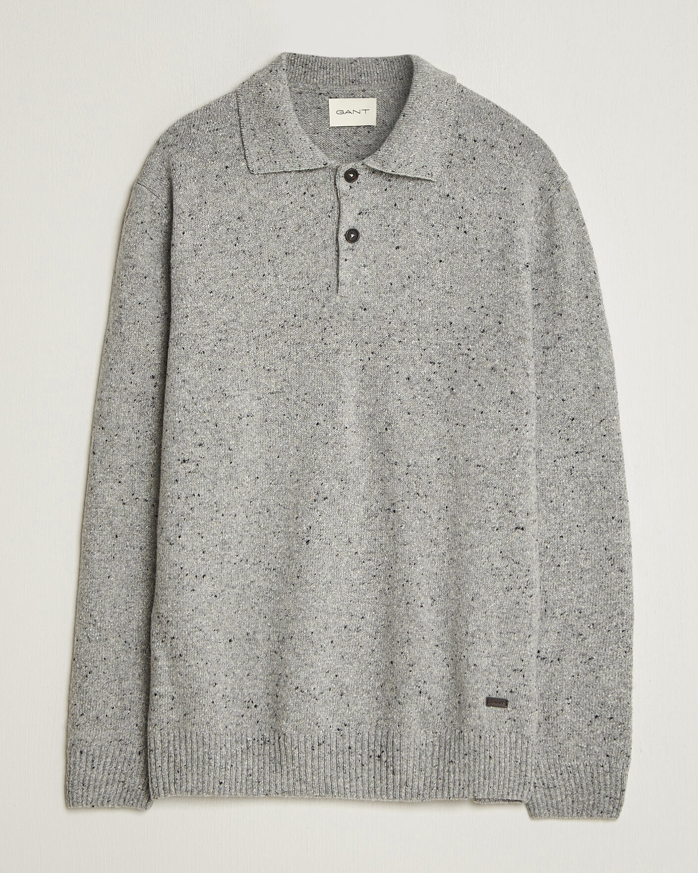Homme | Pulls Et Tricots | Gant | Neps Wool Polo Grey Melange