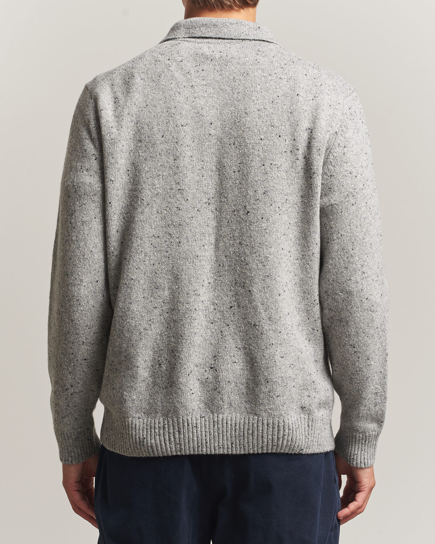 Homme | Pulls Et Tricots | Gant | Neps Wool Polo Grey Melange
