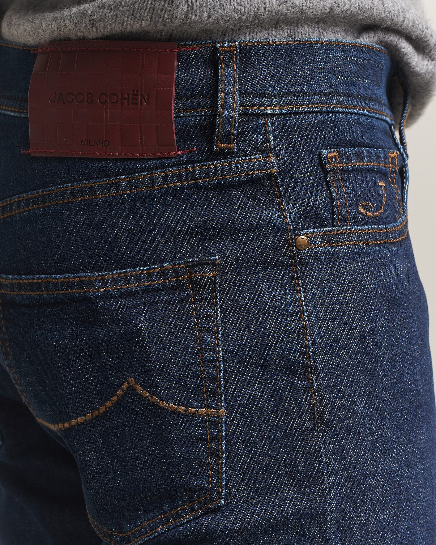 Homme | Jeans | Jacob Cohën | Edos Regular Straight Fit Jeans Dark Blue