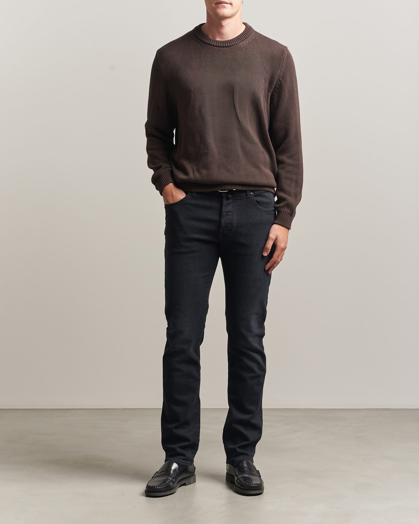 Homme | Jeans | Jacob Cohën | Bard Slim Fit Stretch Jeans Washed Black