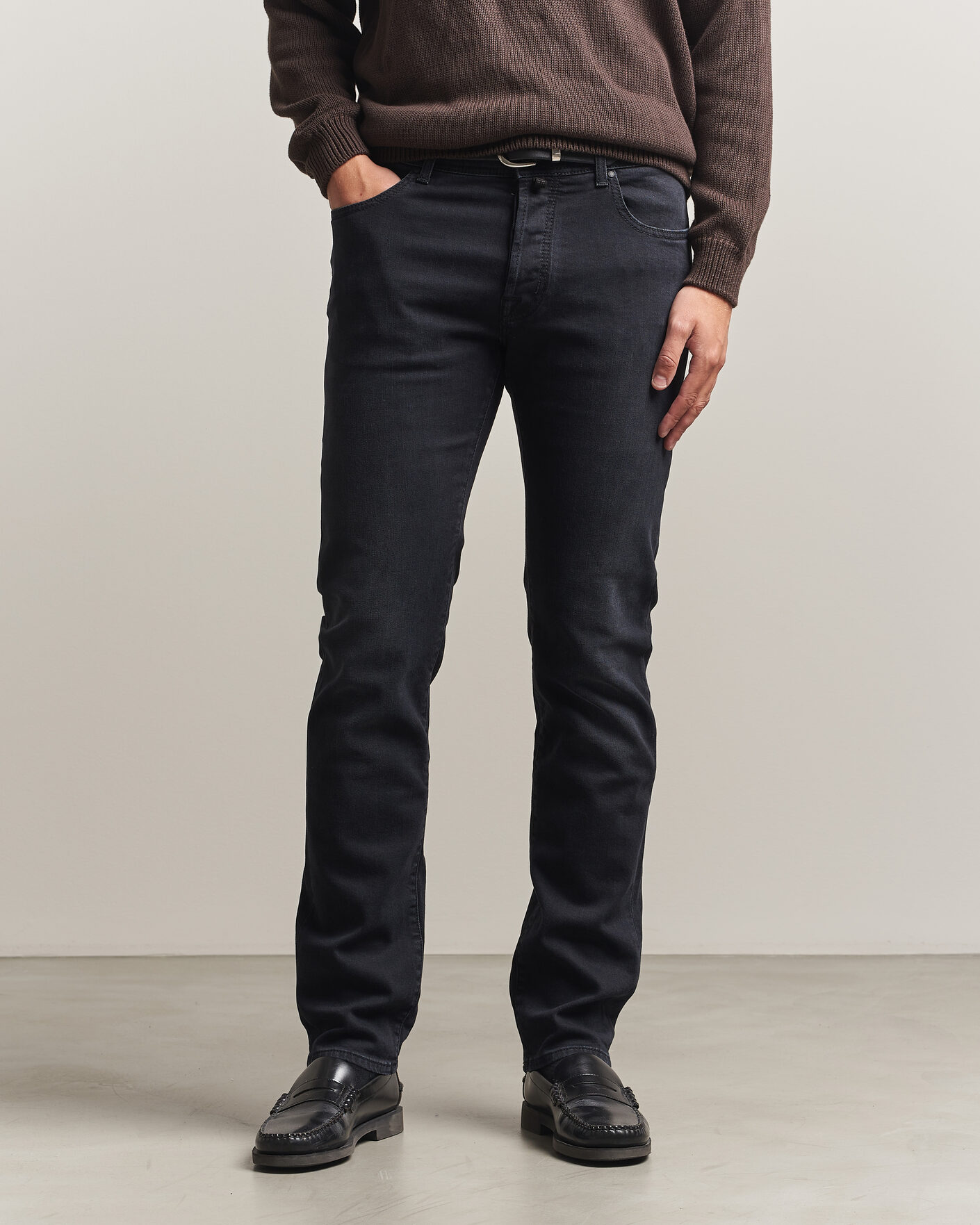 Homme | Jeans | Jacob Cohën | Bard Slim Fit Stretch Jeans Washed Black