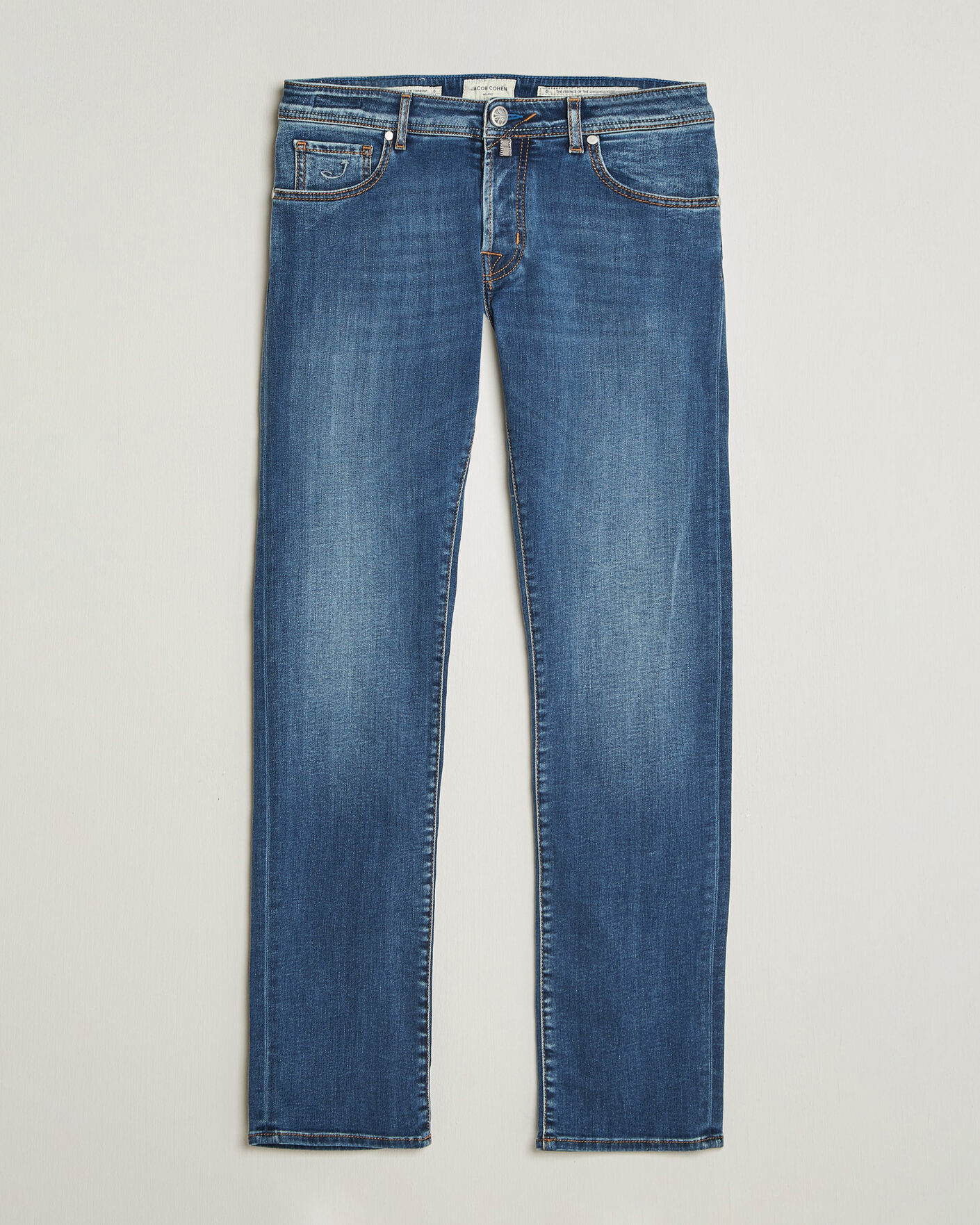 Homme | Jeans | Jacob Cohën | Nick F1 Slim Fit Stretch Jeans Light Blue