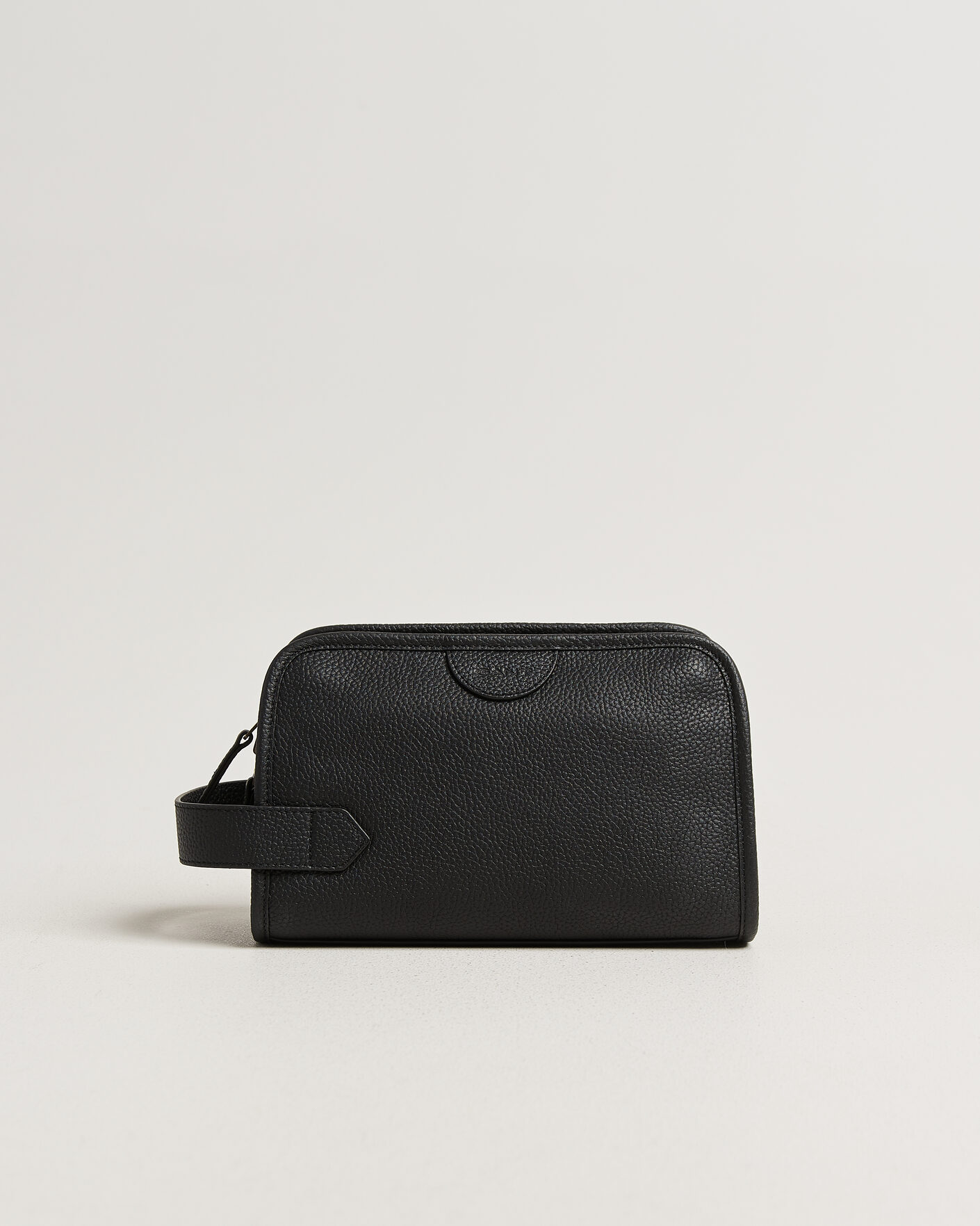 Homme | Sacs | Gant | Grained Leather Wash Bag Black