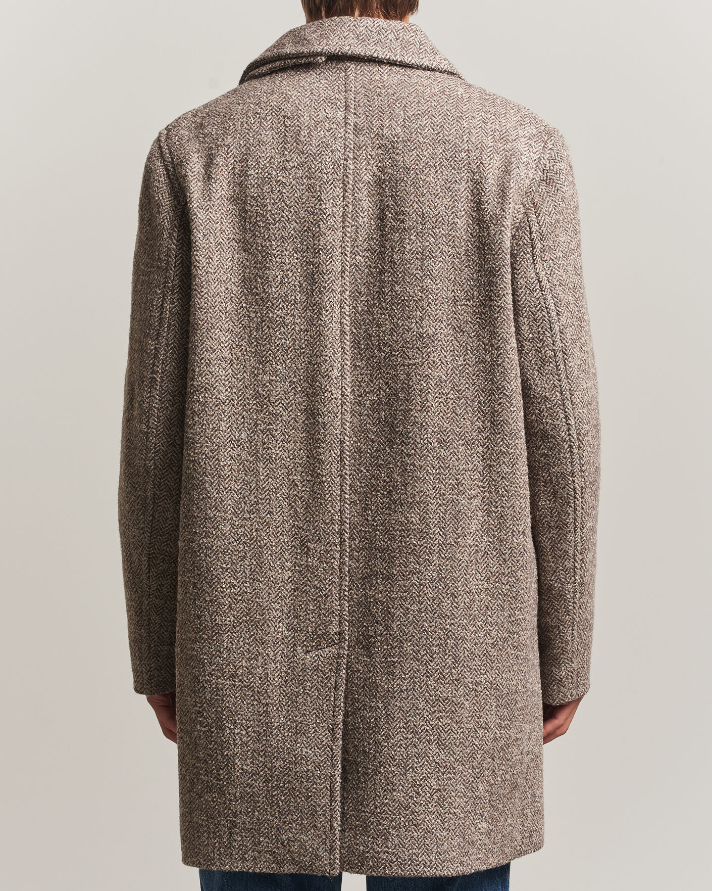 Homme | Manteaux Et Vestes | Gant | Wool Car Coat Mist Taupe