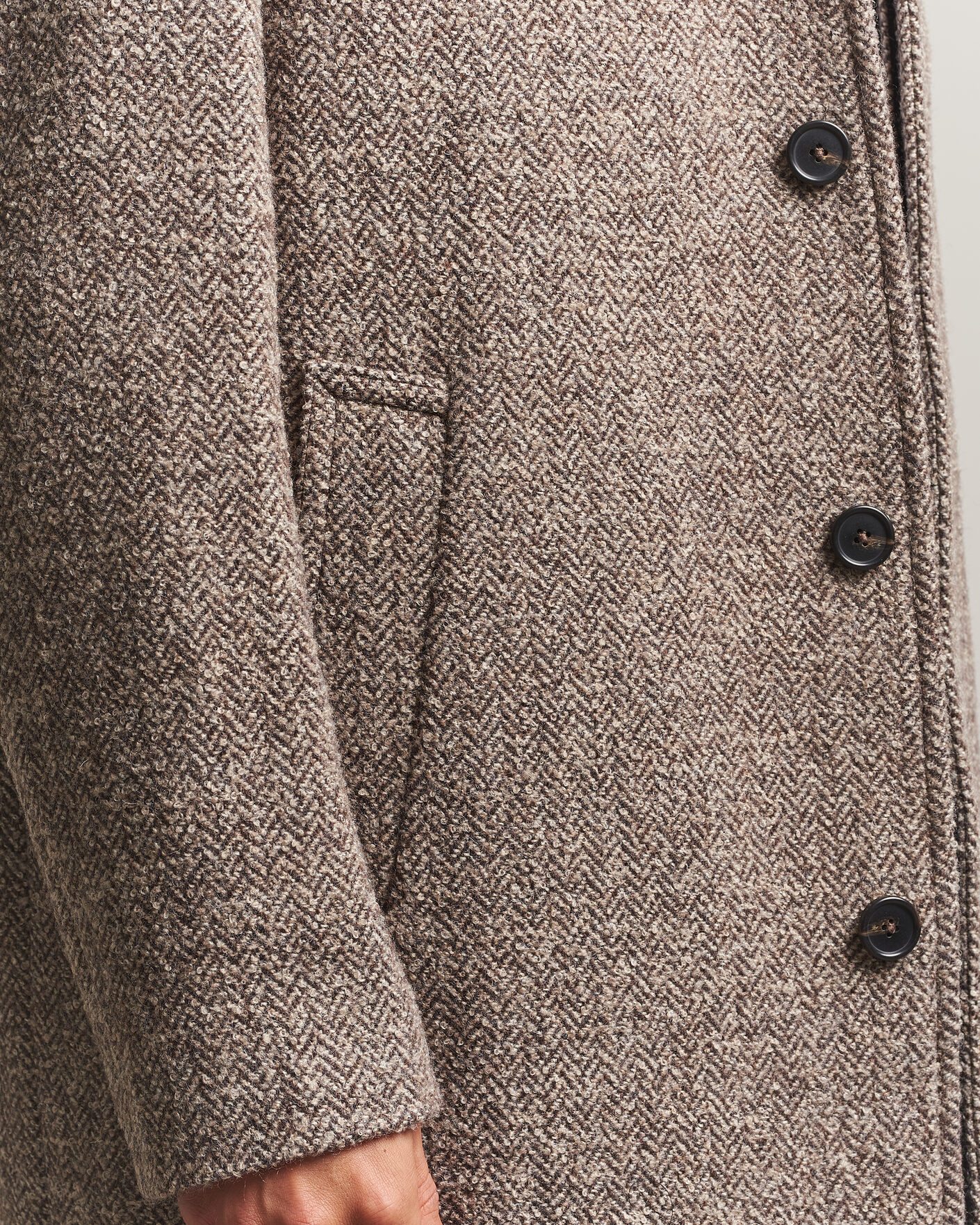 Homme | Manteaux Et Vestes | Gant | Wool Car Coat Mist Taupe