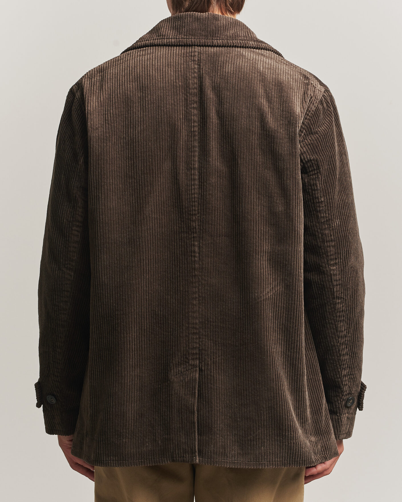 Homme | Manteaux Et Vestes | Gant | Corduroy Peacoat Black Brown
