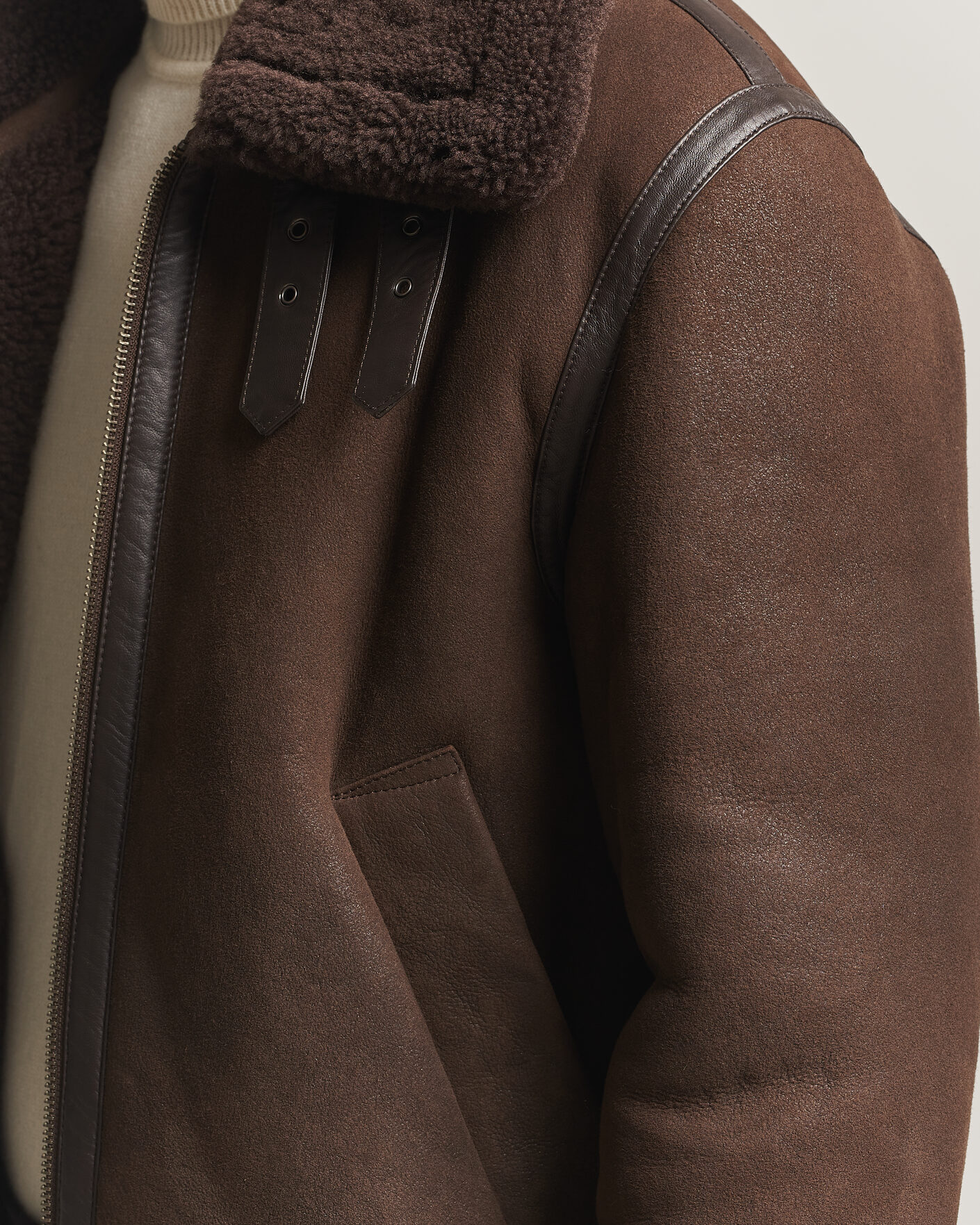 Homme | Manteaux Et Vestes | Gant | Classic Shearling Jacket Black Brown