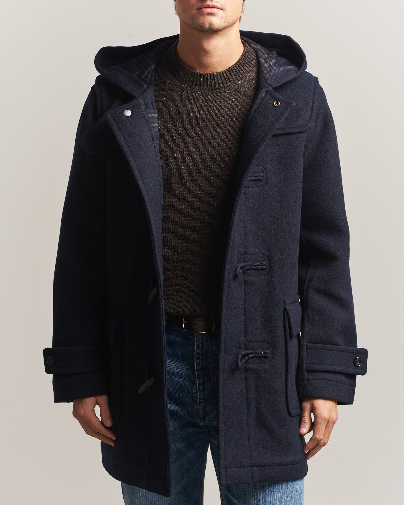 Homme | Manteaux Et Vestes | Gant | Classic Wool Duffle Coat Evening Blue