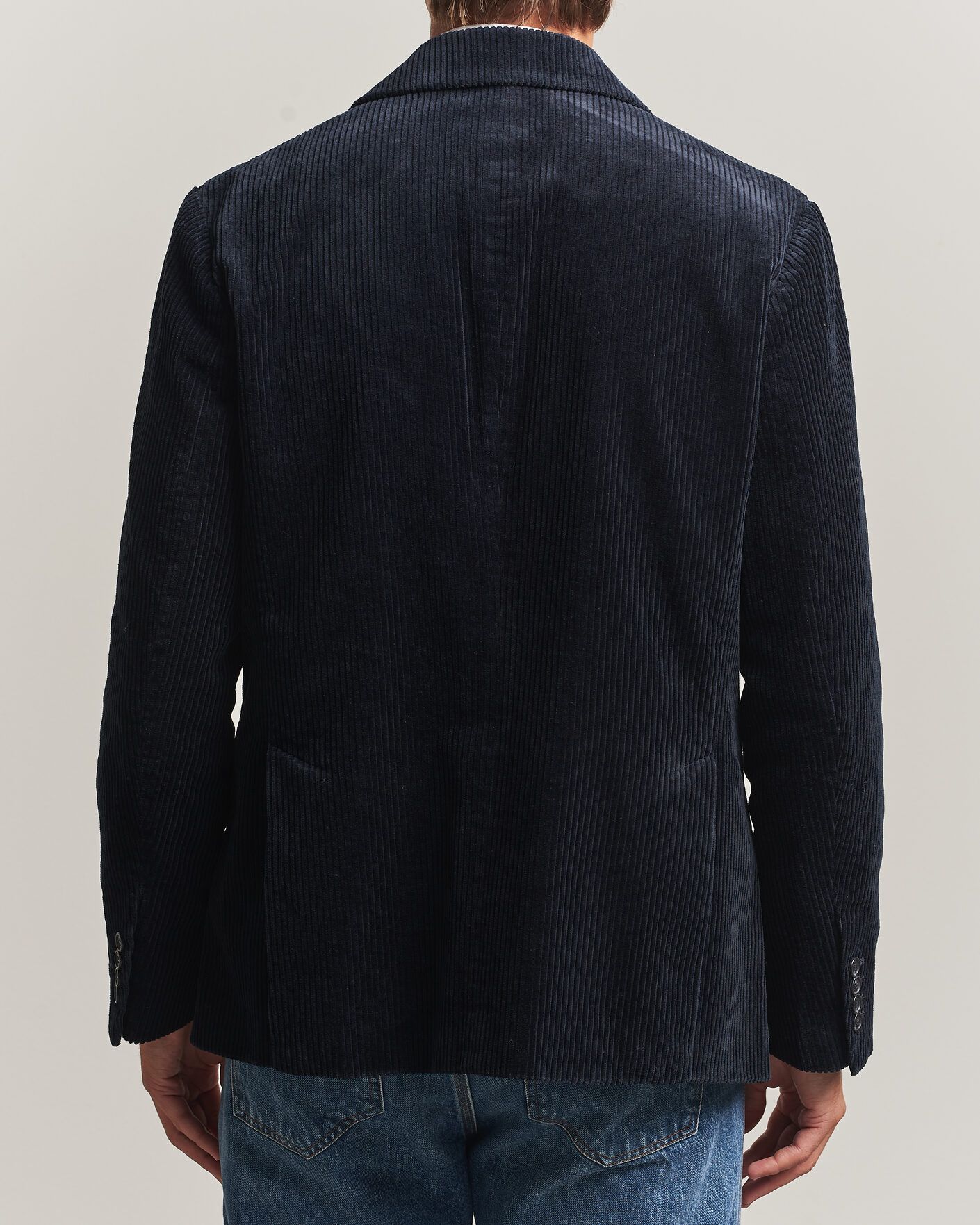 Homme | Blazers | Gant | Corduroy Blazer Evening Blue
