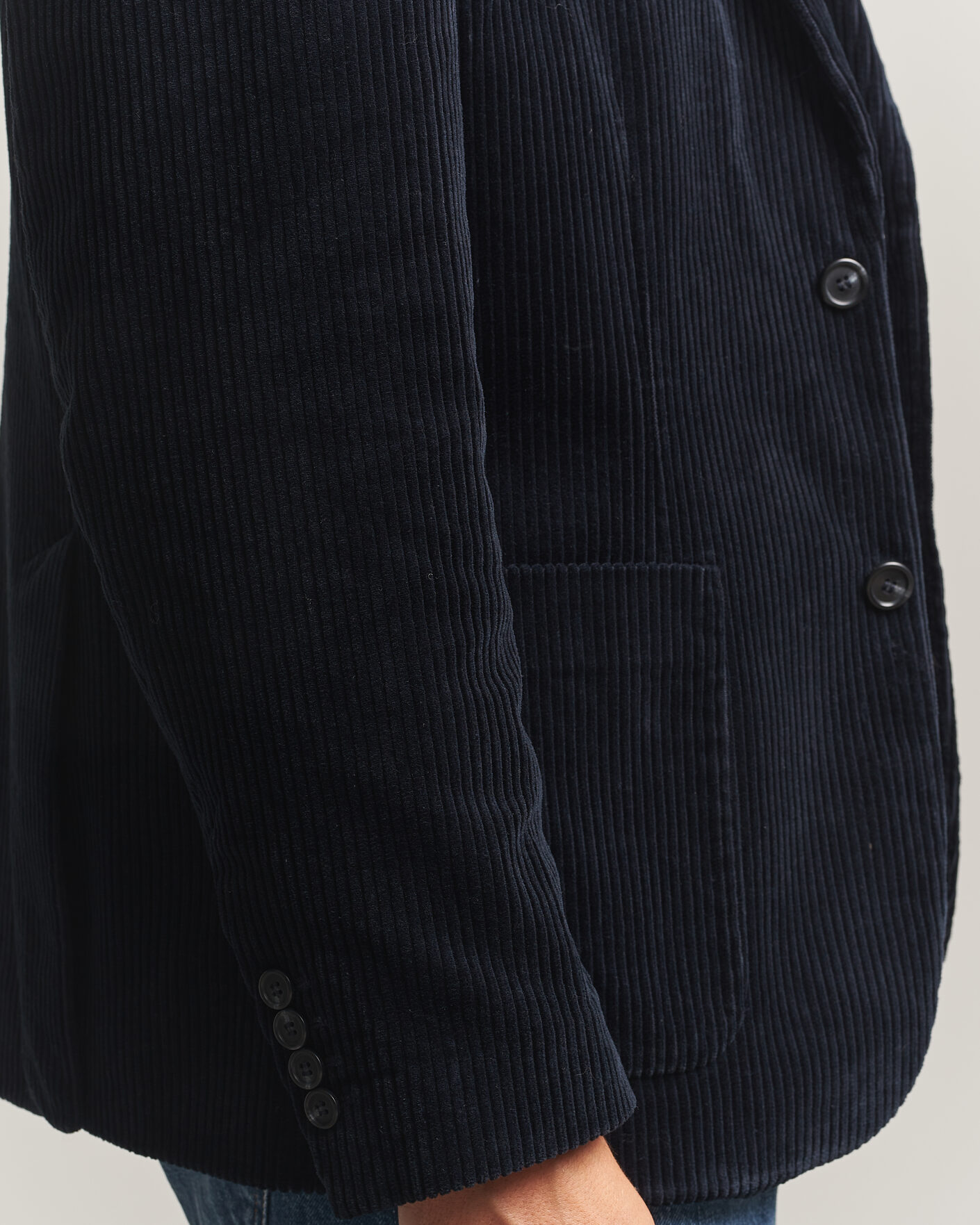 Homme | Blazers | Gant | Corduroy Blazer Evening Blue