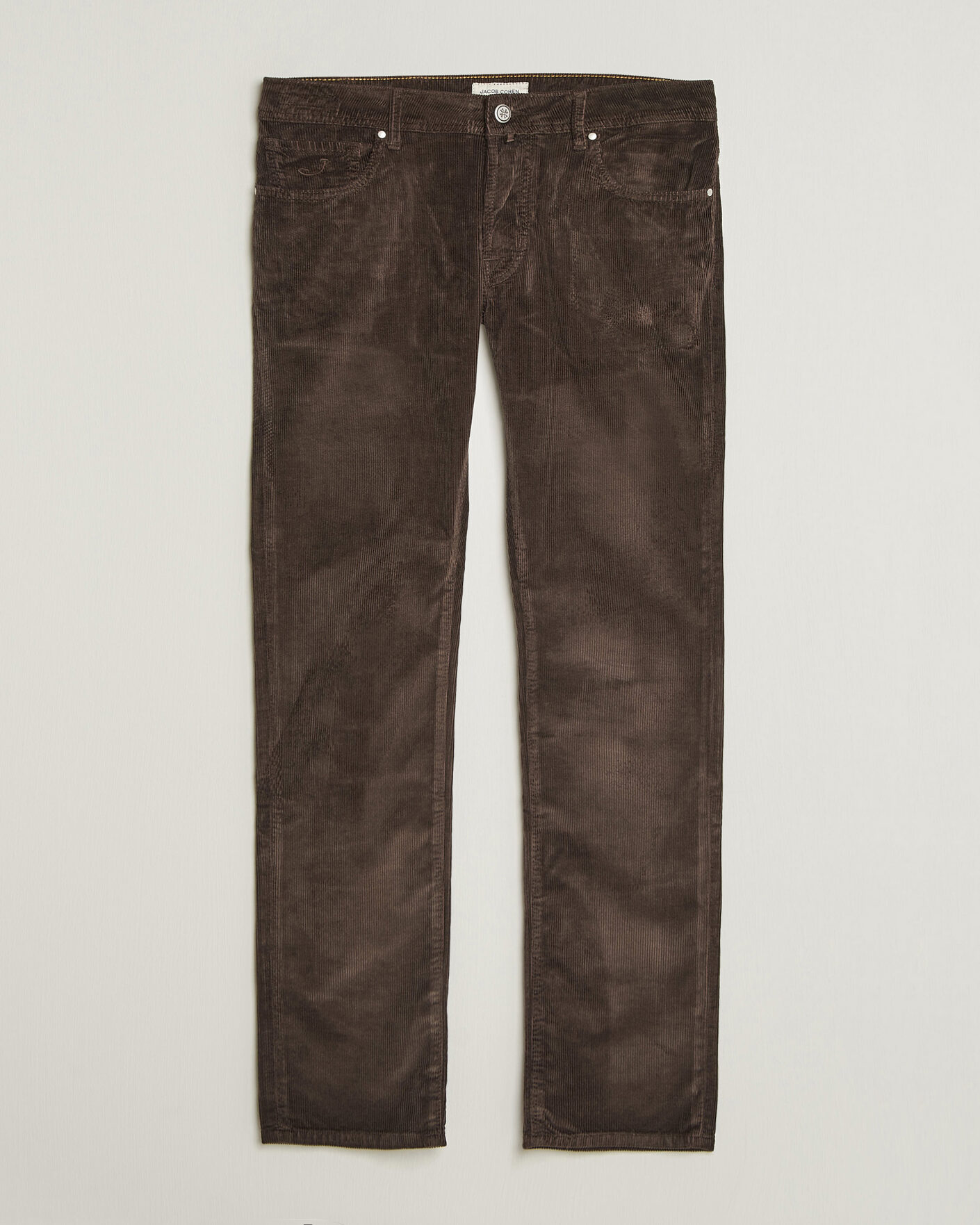 Homme | Pantalons | Jacob Cohën | Bard 5-Pocket Medium Corduroy Trousers Brown