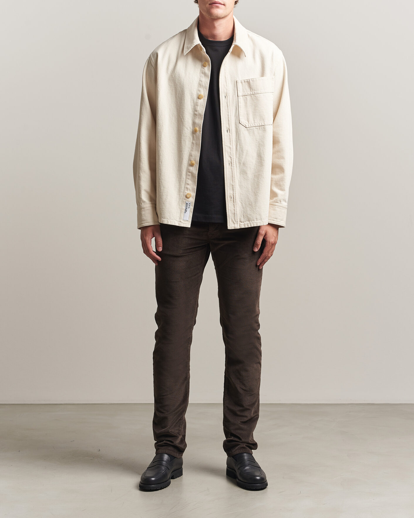 Homme | Pantalons | Jacob Cohën | Bard 5-Pocket Medium Corduroy Trousers Brown