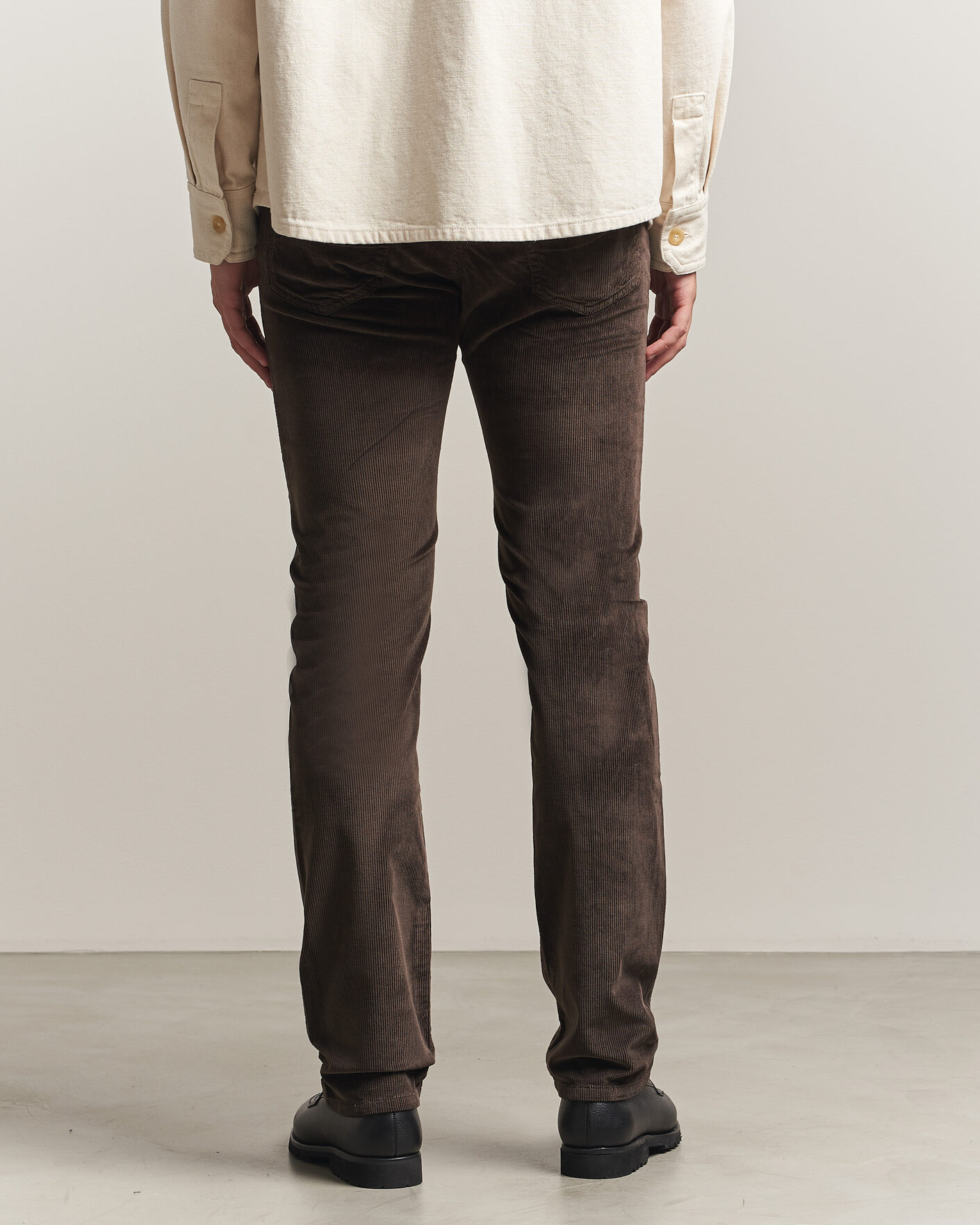 Homme | Pantalons | Jacob Cohën | Bard 5-Pocket Medium Corduroy Trousers Brown