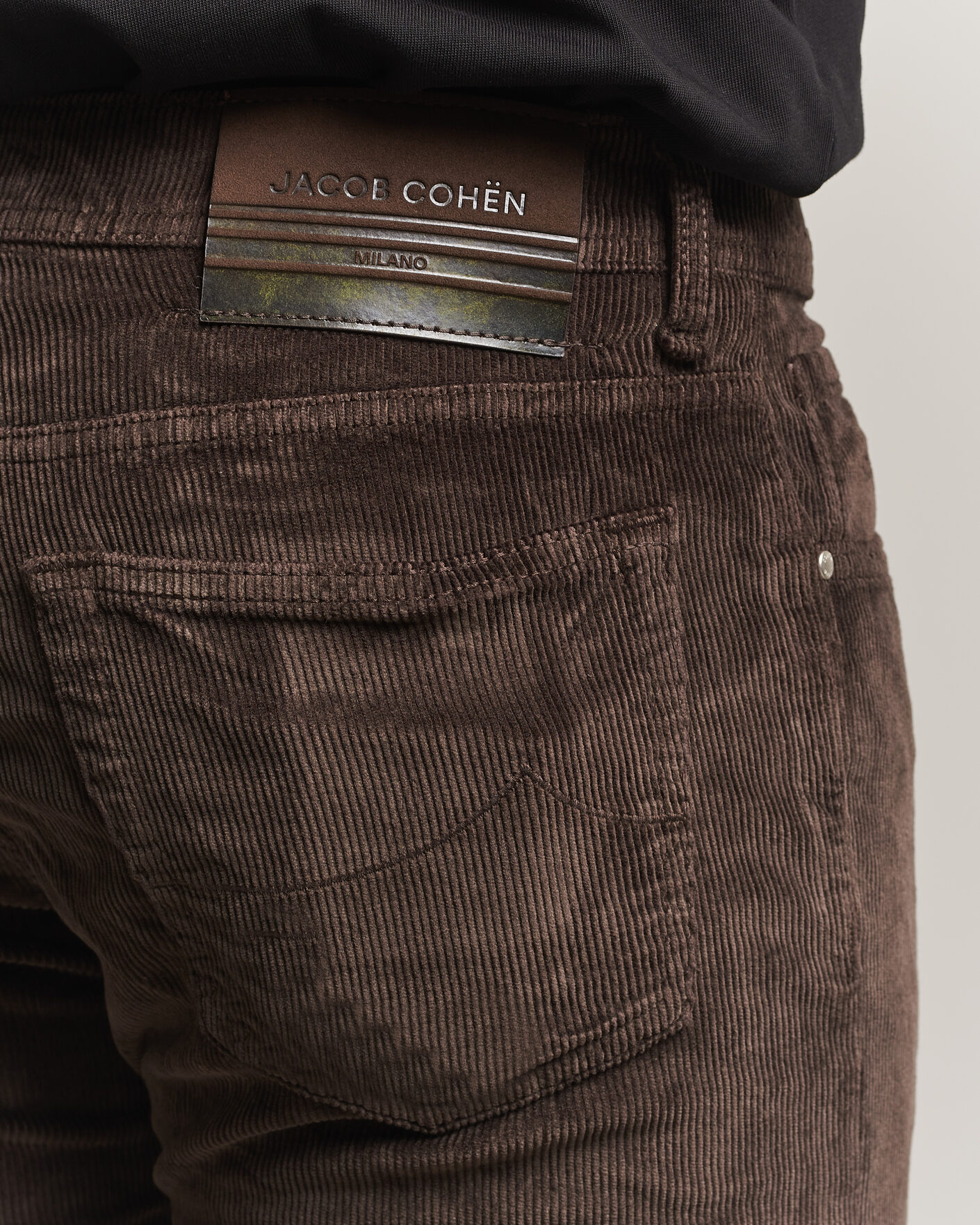Homme | Pantalons | Jacob Cohën | Bard 5-Pocket Medium Corduroy Trousers Brown