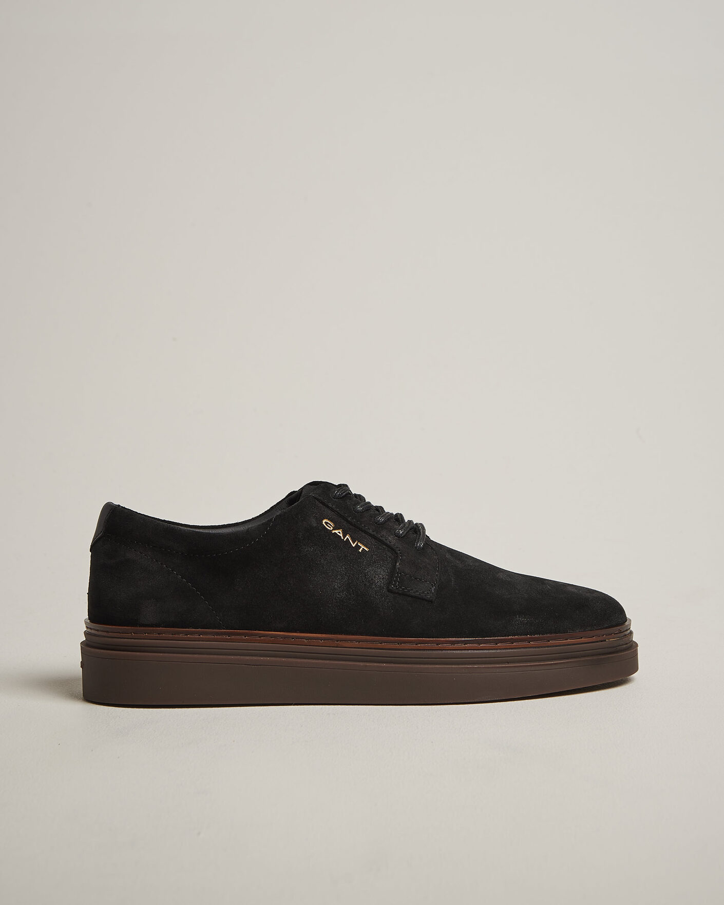 Homme | Baskets | Gant | Kinzoon Suede Derby Sneaker Black