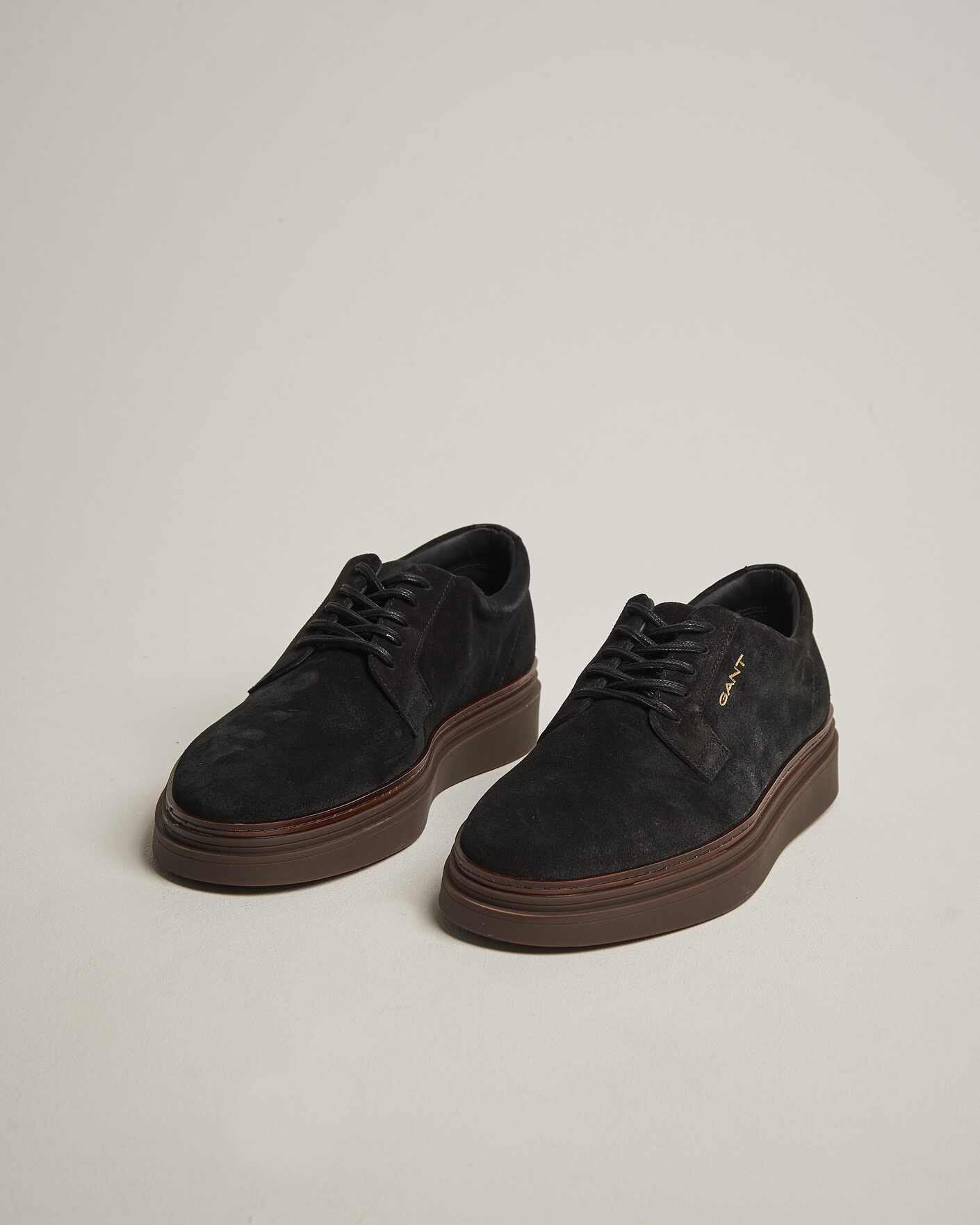 Homme | Baskets | Gant | Kinzoon Suede Derby Sneaker Black