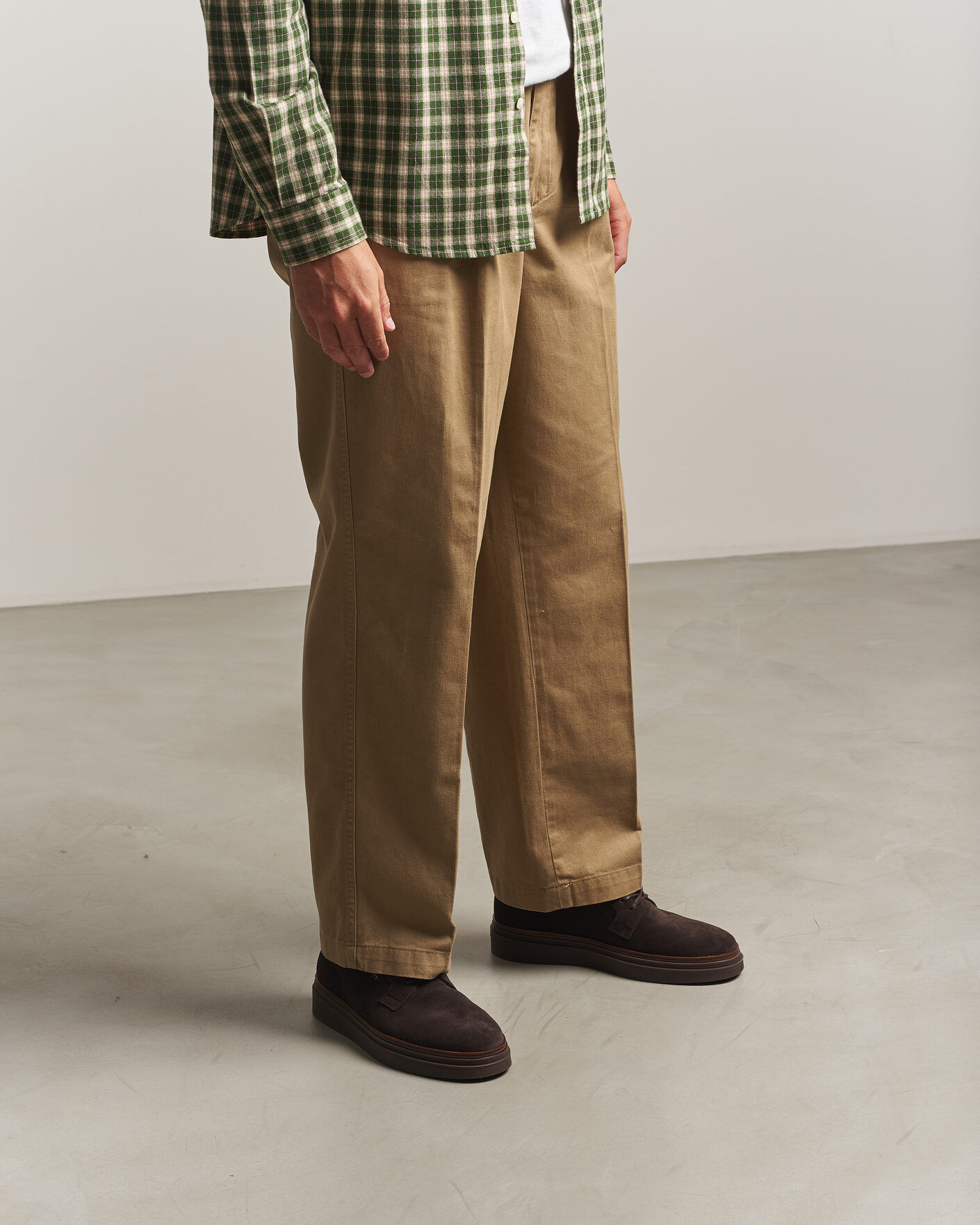 Homme | Baskets | Gant | Kinzoon Suede Derby Sneaker Espresso Brown