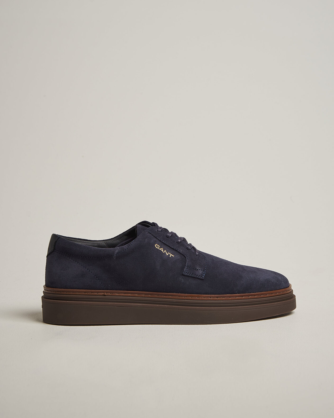 Homme | Baskets | Gant | Kinzoon Suede Derby Sneaker Marine
