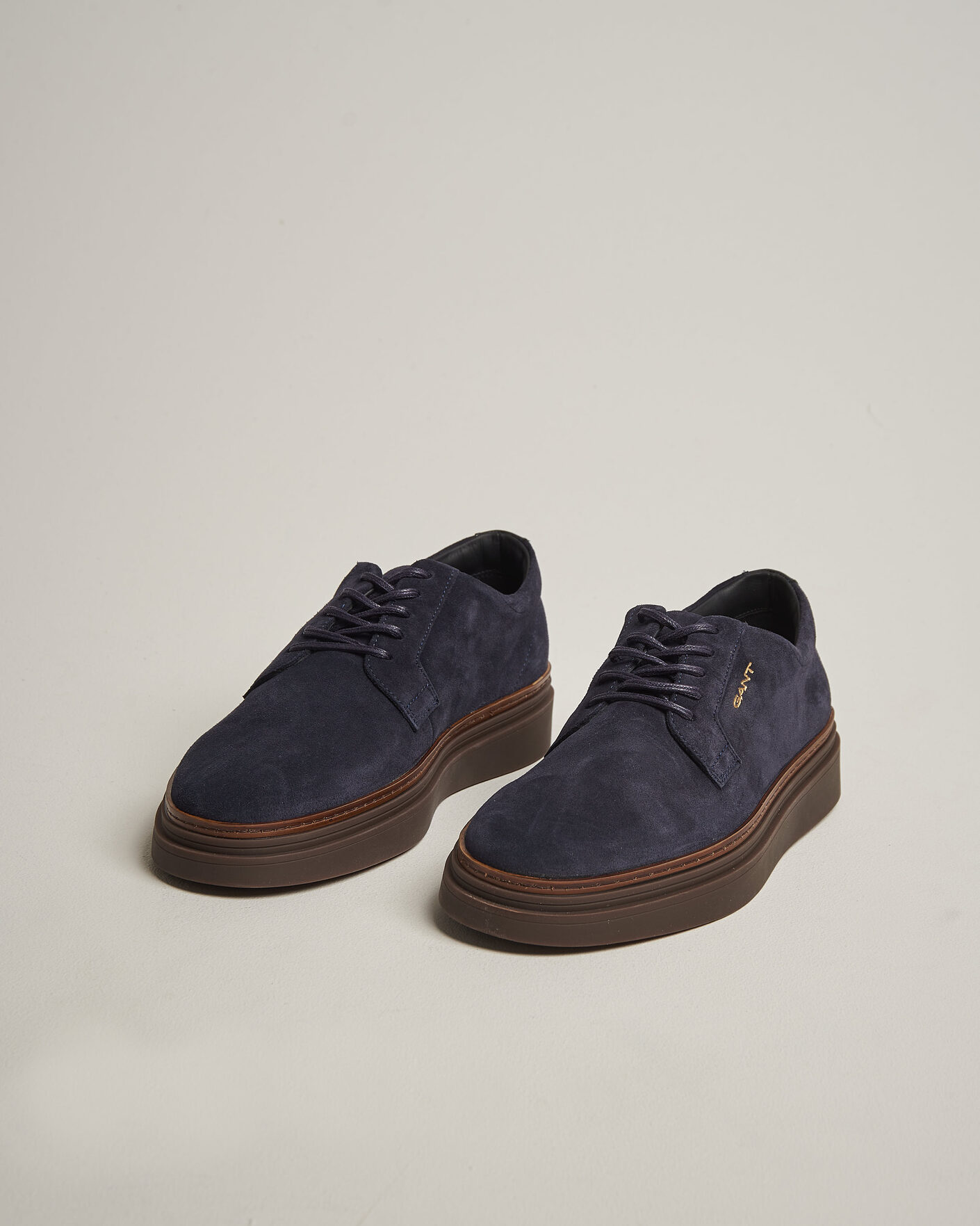 Homme | Baskets | Gant | Kinzoon Suede Derby Sneaker Marine
