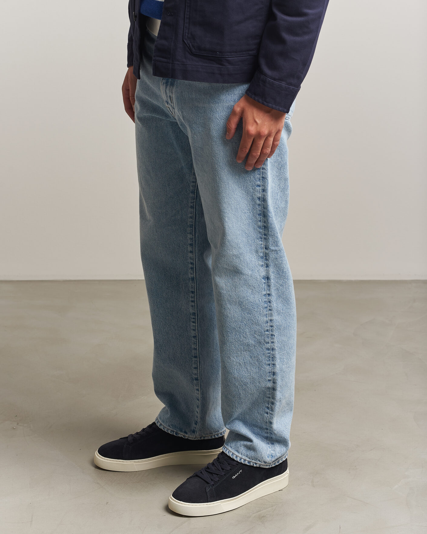 Homme | Baskets | Gant | Mc Julien Suede Sneaker Dark Blue