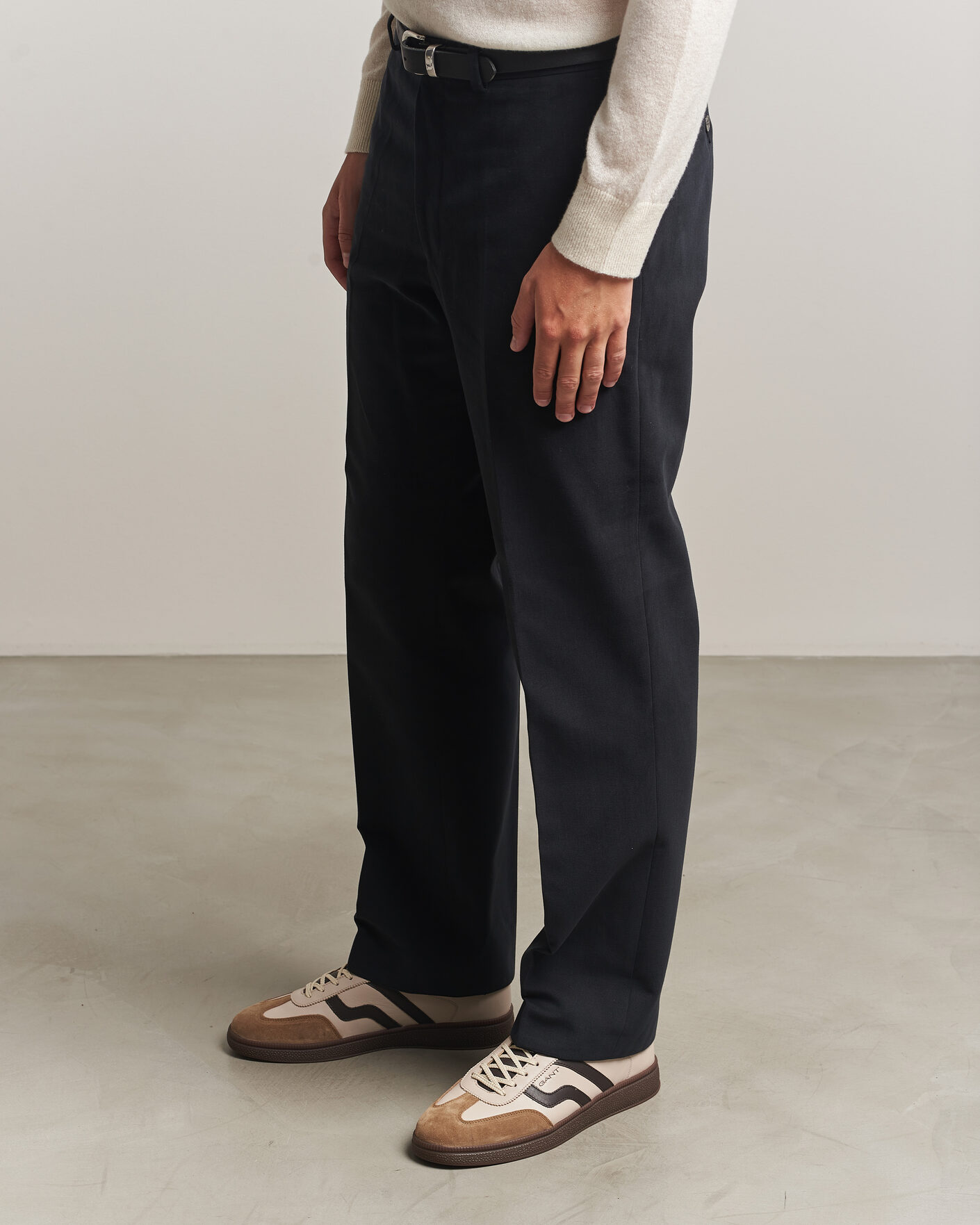 Homme | Baskets | Gant | Cuzmo Leather/Suede Sneaker Beige/Brown