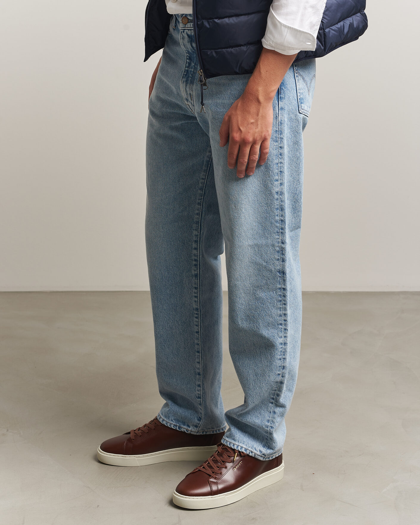 Homme | Baskets | Gant | Mc Julien Leather Sneaker Cognac