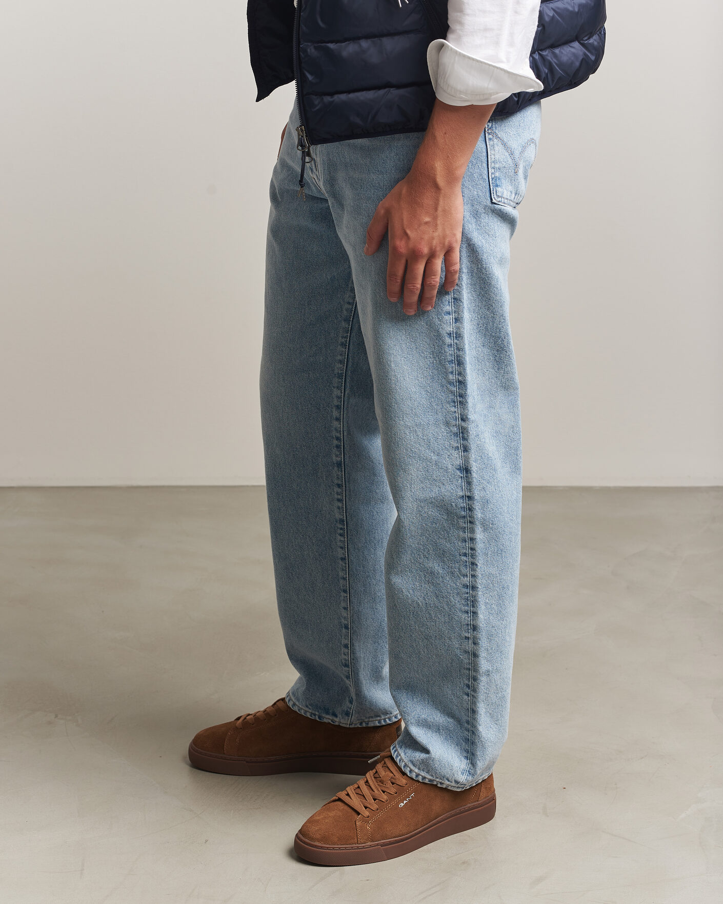 Homme | Baskets | Gant | Mc Julien Suede Sneaker Chestnut