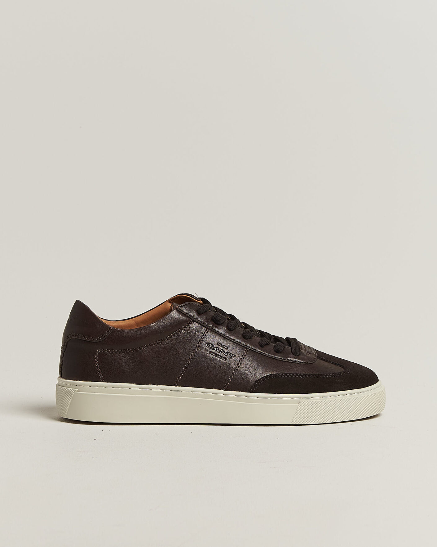Homme | Baskets | Gant | Mc Julien Leather/Suede Sneaker Dark Brown