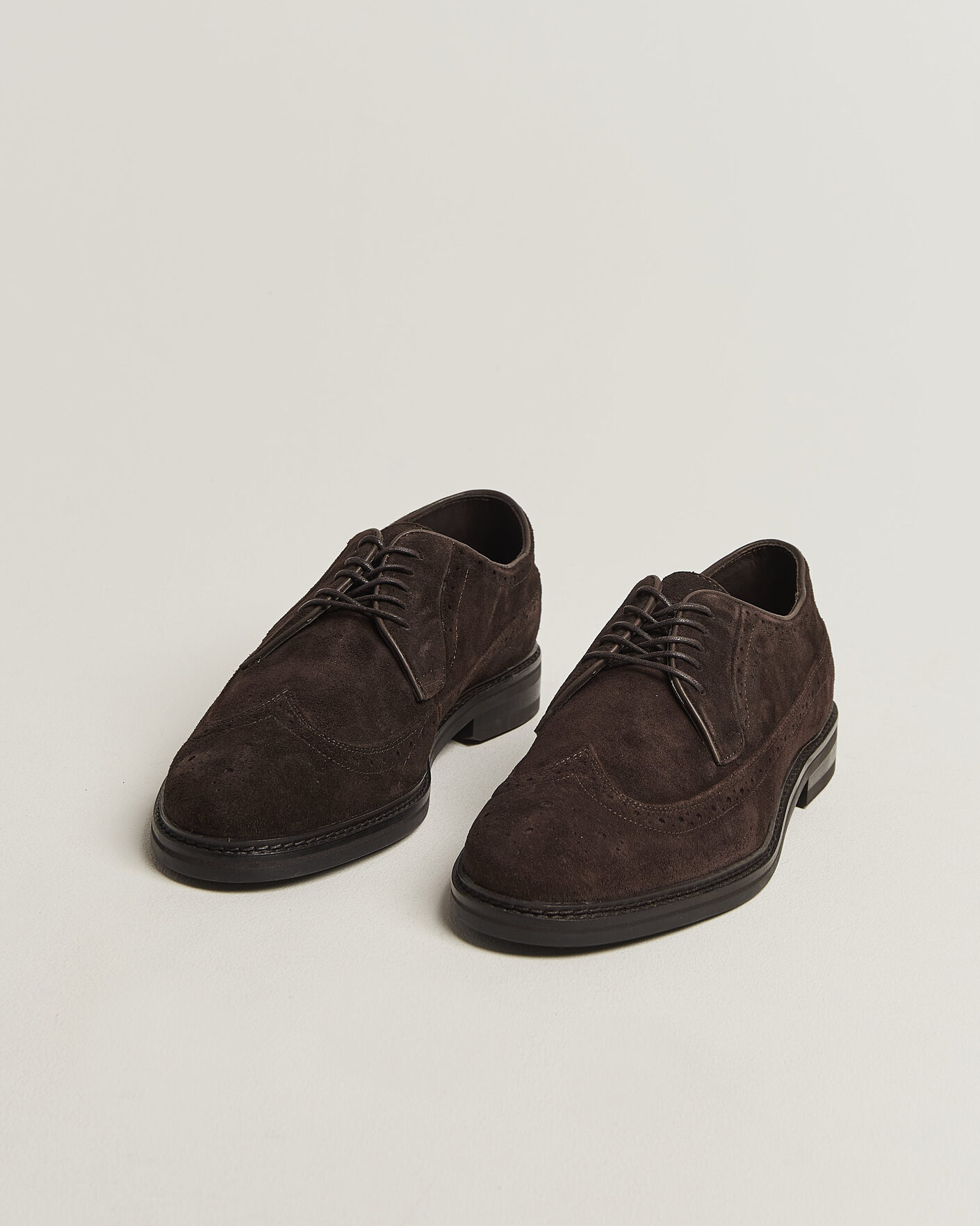 Homme | Richelieus | Gant | Bidford Suede Brogues Dark Brown