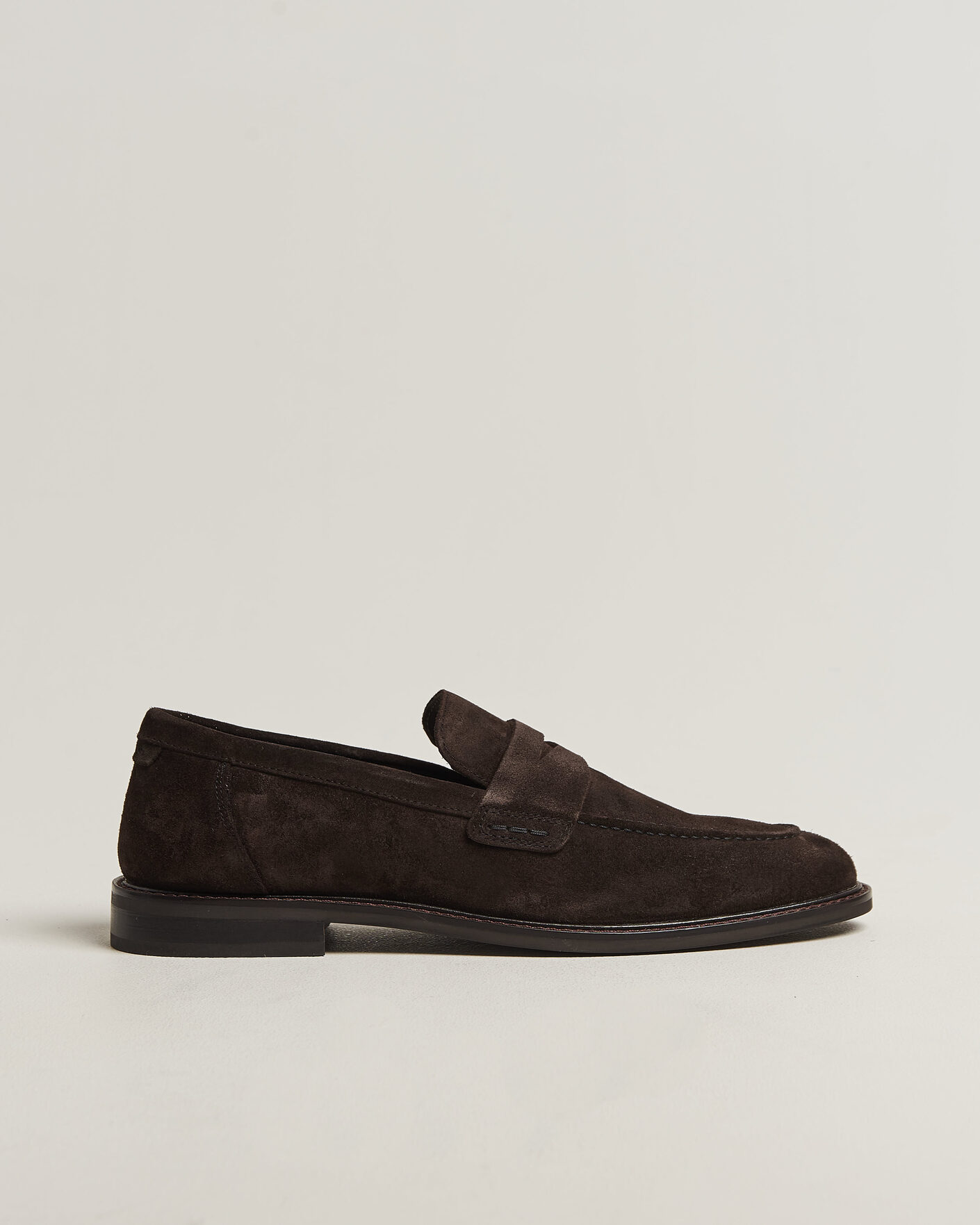 Homme | Loafers | Gant | Lozham Suede Loafer Dark Brown