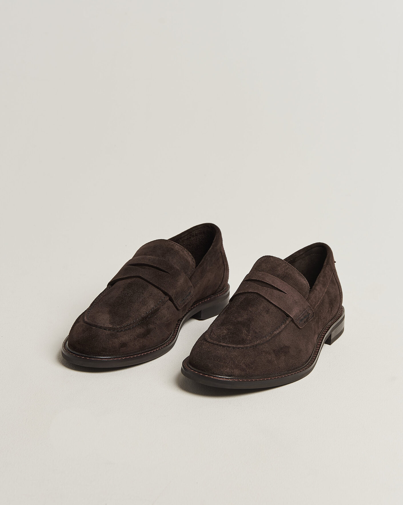 Homme | Loafers | Gant | Lozham Suede Loafer Dark Brown
