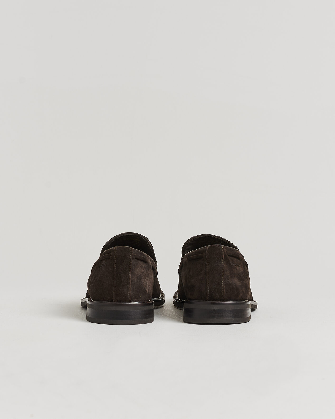 Homme | Loafers | Gant | Lozham Suede Tassle Loafer Dark Brown