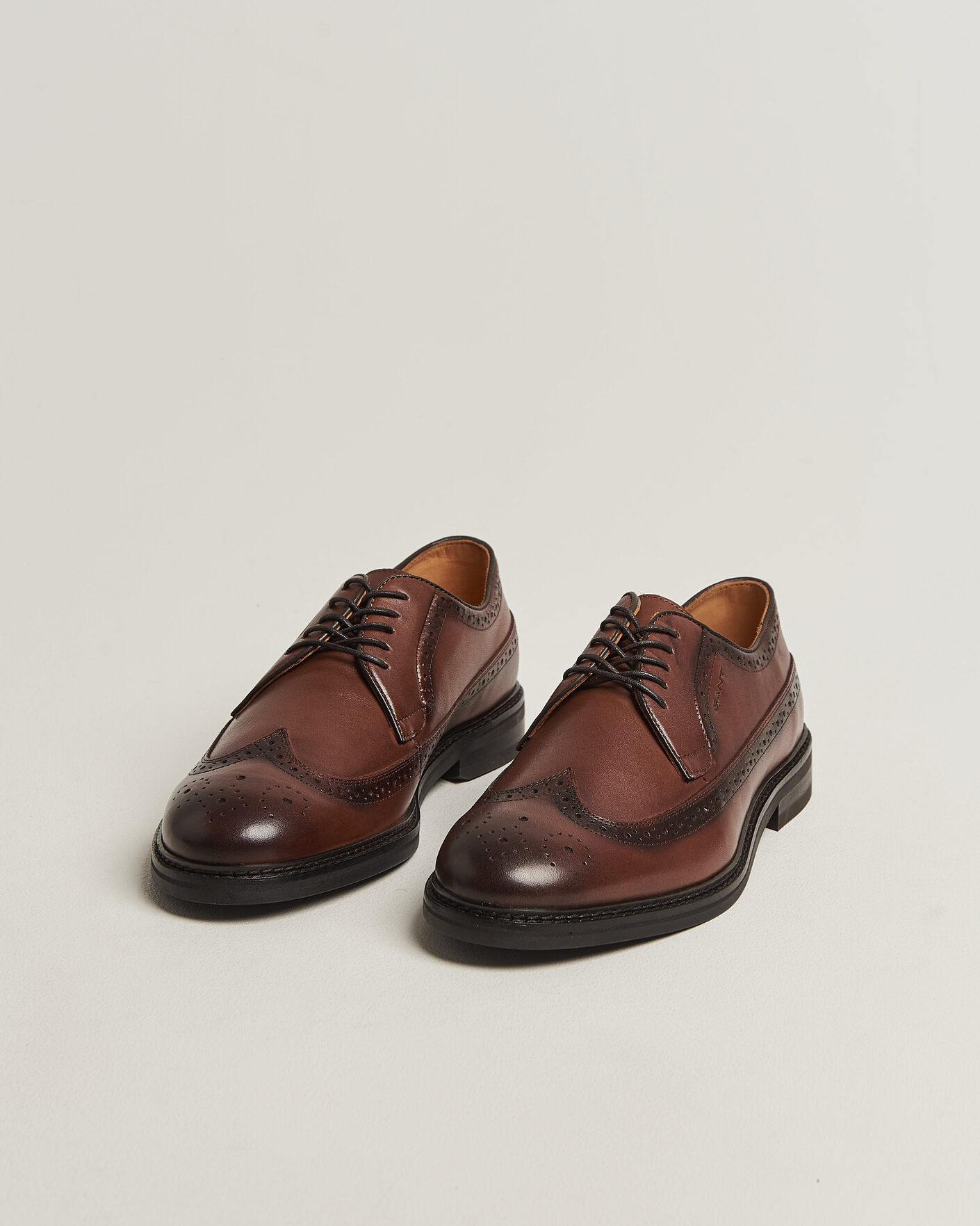 Homme | Richelieus | Gant | Bidford Leather Brogues Cognac
